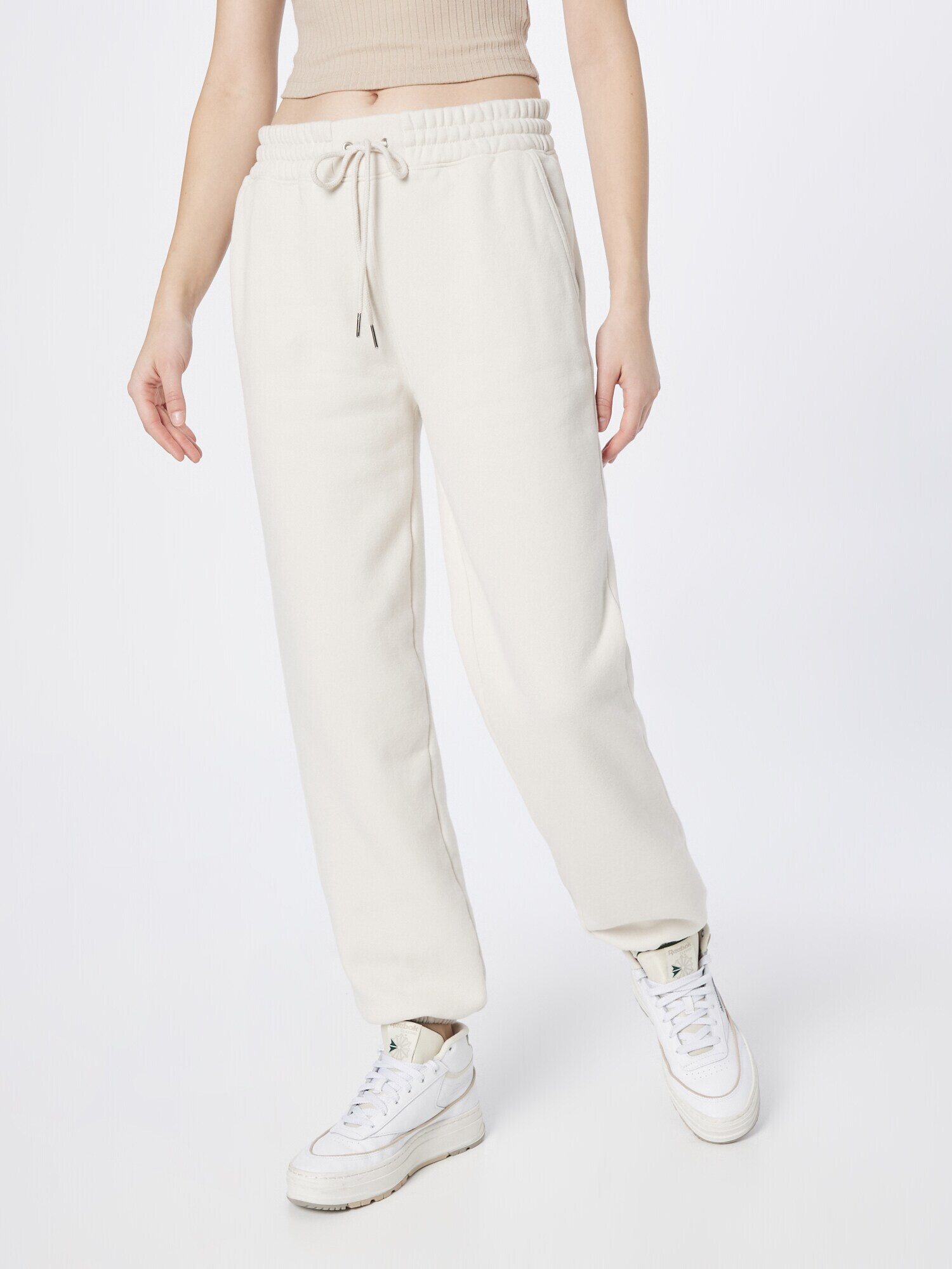 Abercrombie & Fitch Pantaloni 'SUNDAY' alb murdar - Pled.ro