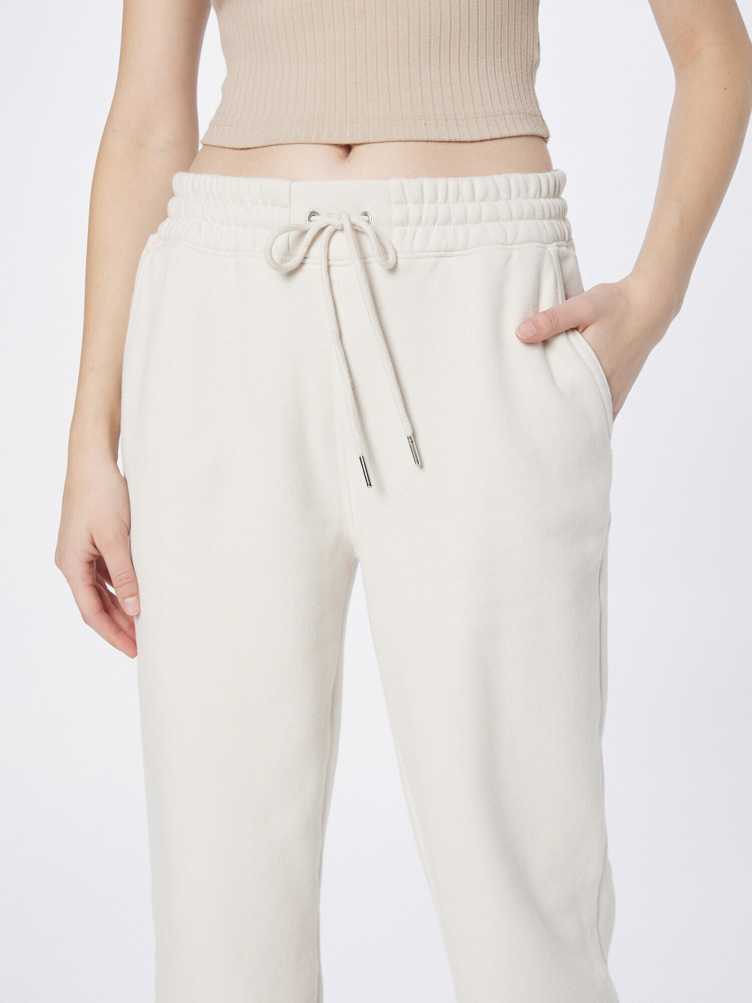 Abercrombie & Fitch Pantaloni 'SUNDAY' alb murdar - Pled.ro