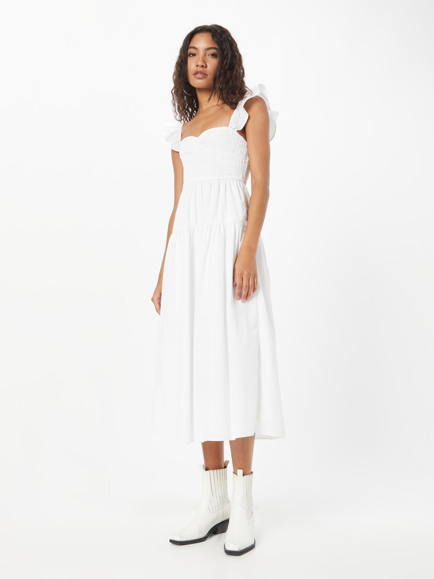 Abercrombie & Fitch Rochie alb - Pled.ro