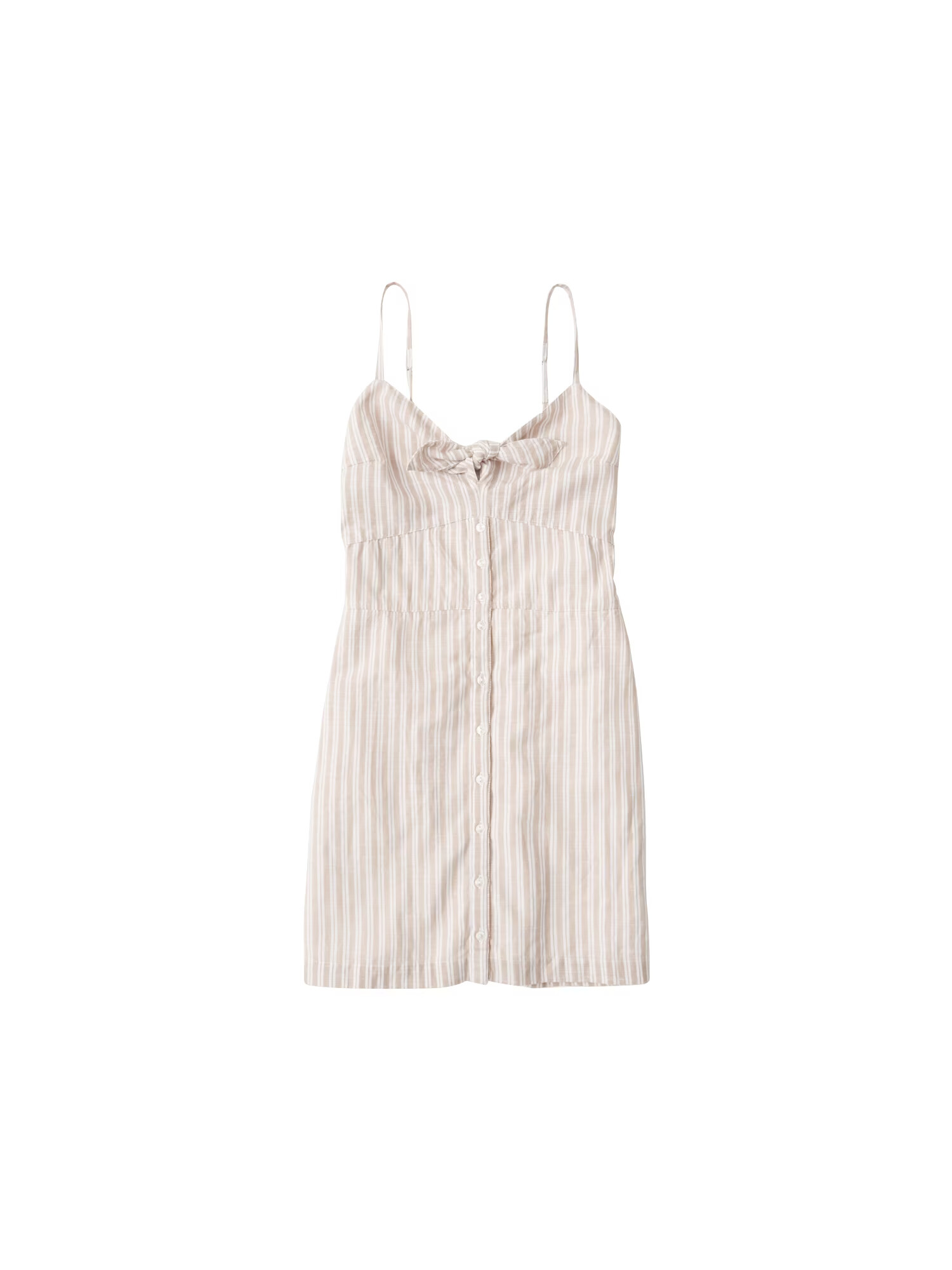 Abercrombie & Fitch Rochie bej deschis / alb - Pled.ro