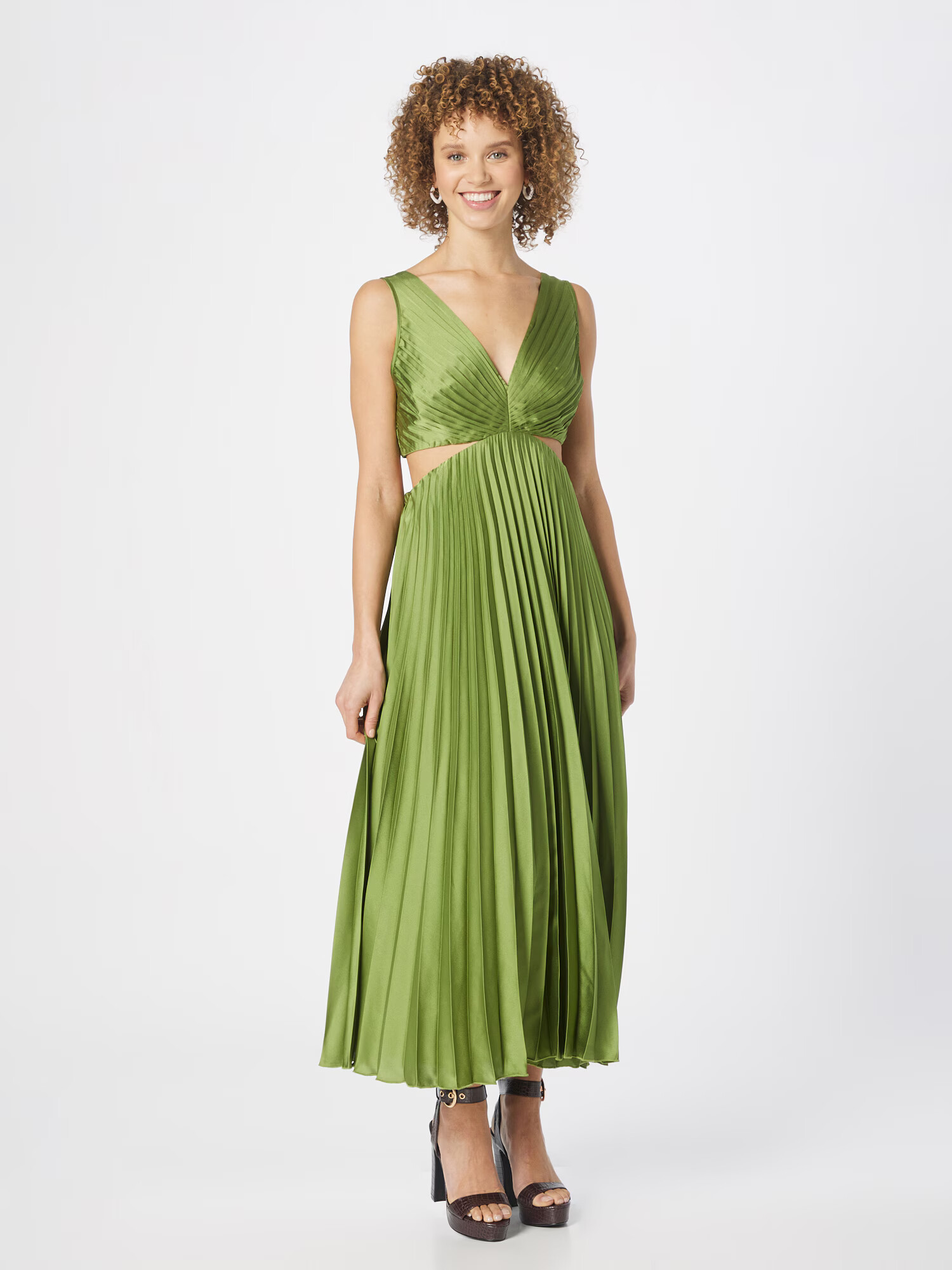 Abercrombie & Fitch Rochie de cocktail verde - Pled.ro