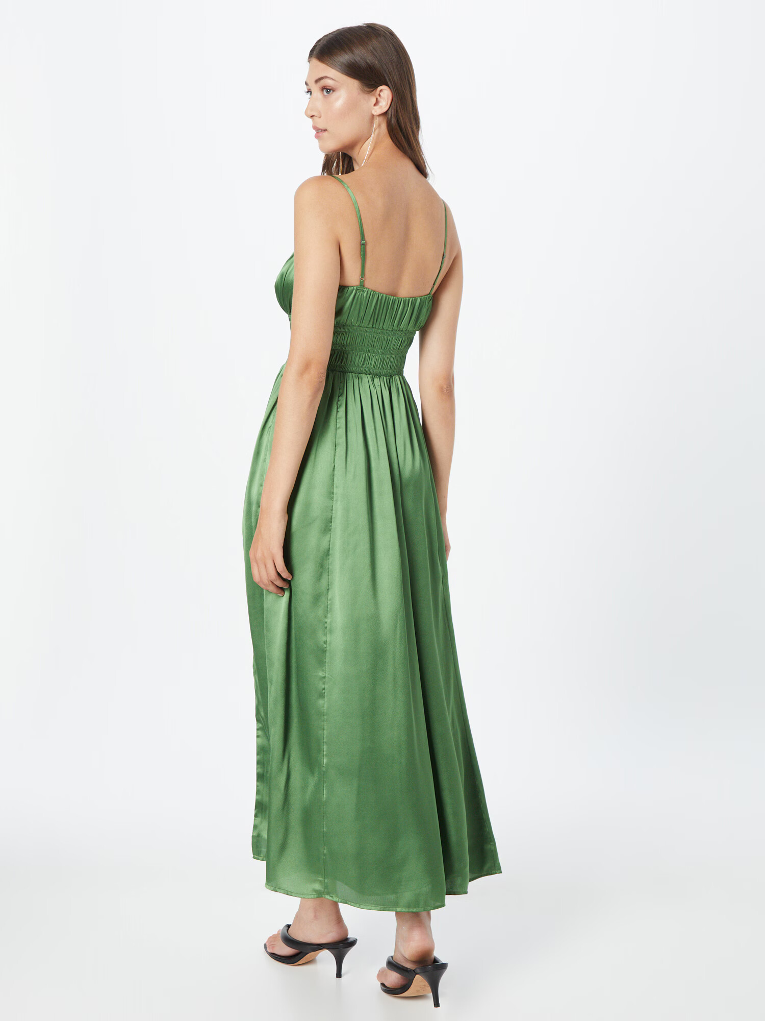 Abercrombie & Fitch Rochie de seară verde închis - Pled.ro