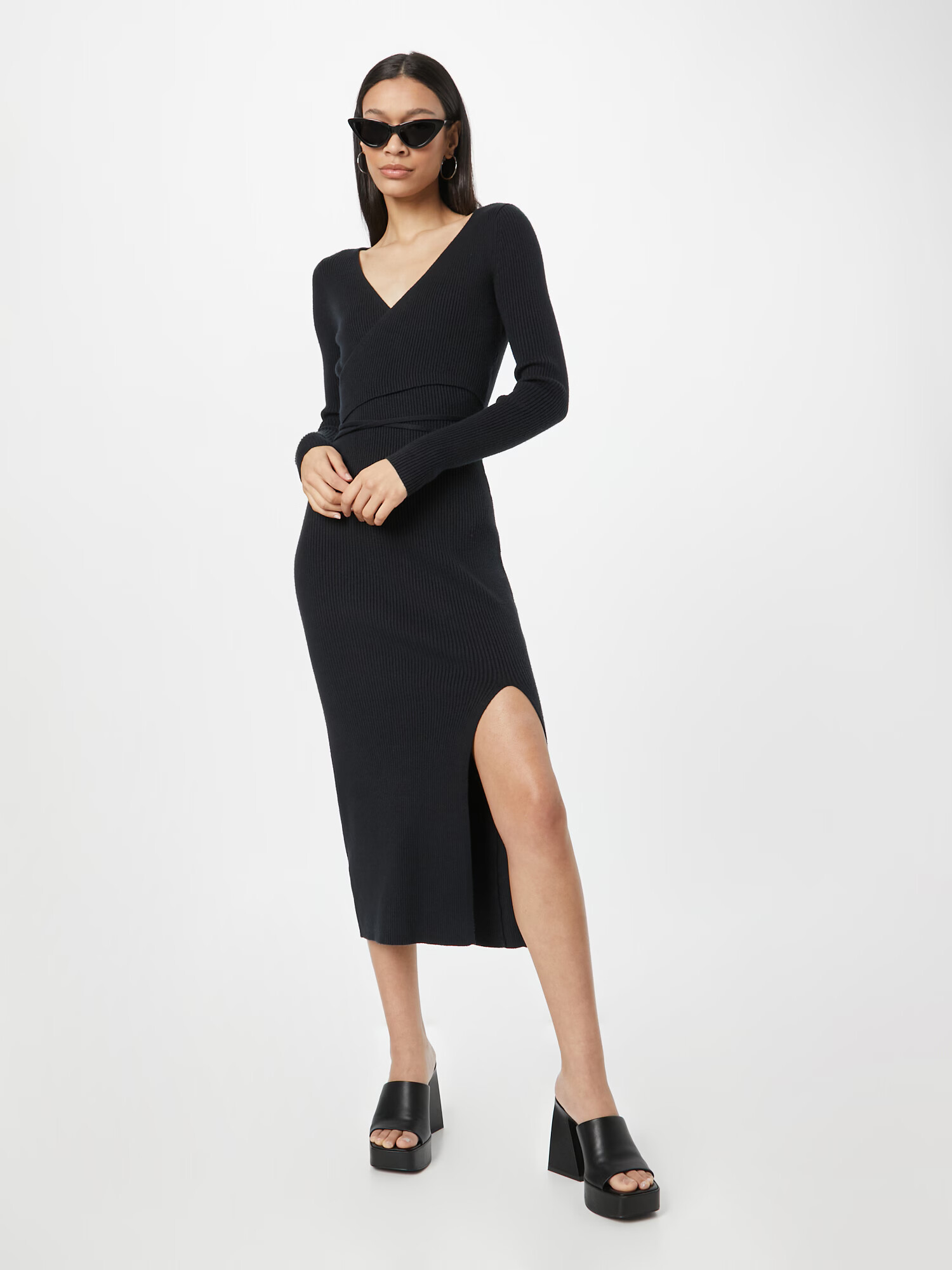 Abercrombie & Fitch Rochie tricotat 'CHASE' negru - Pled.ro