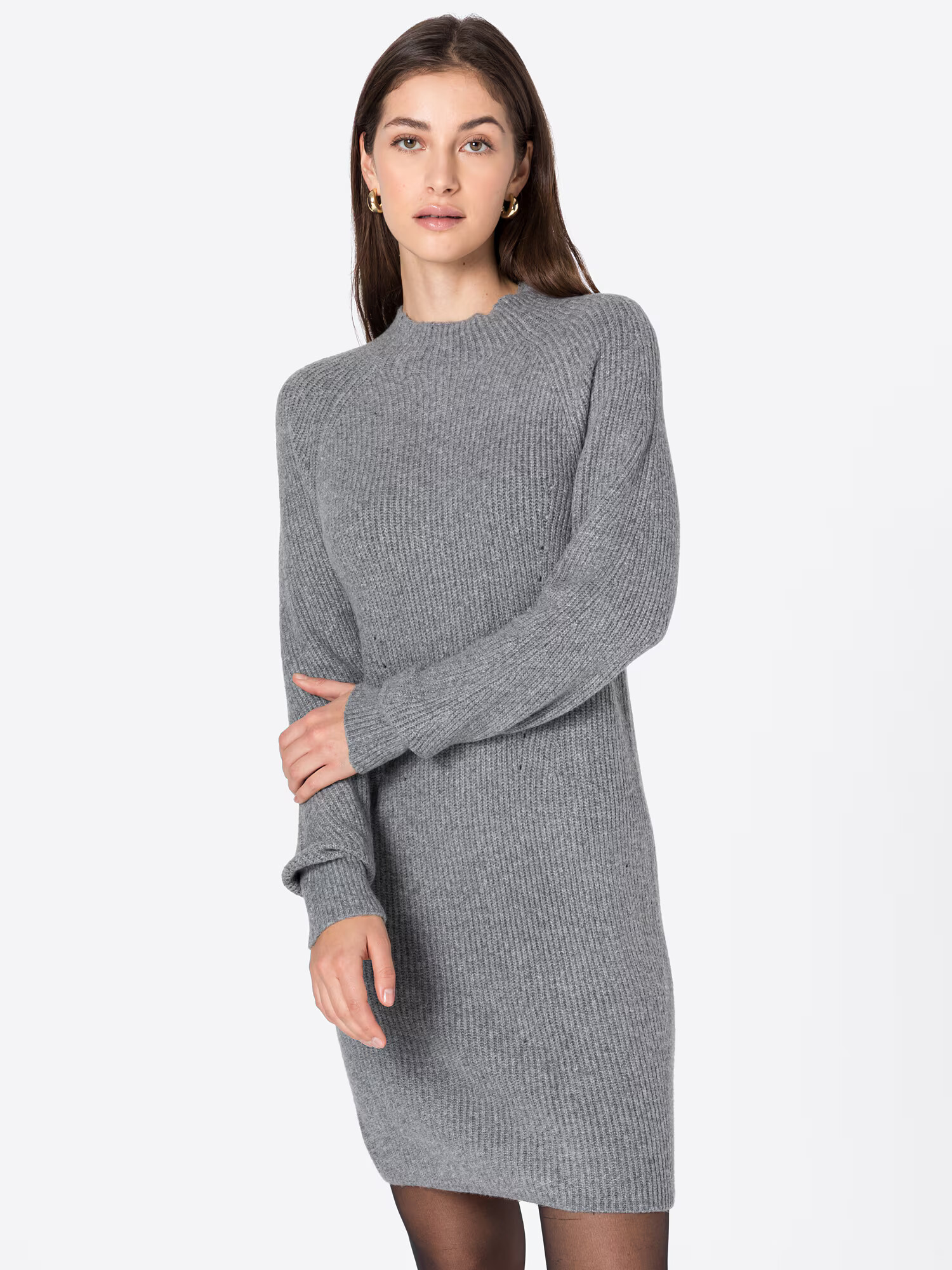 Abercrombie & Fitch Rochie tricotat gri - Pled.ro