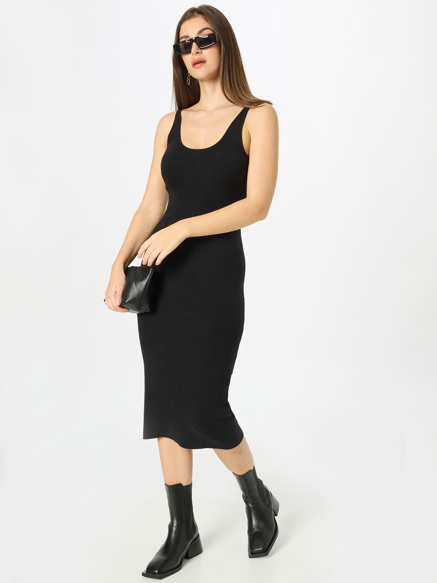 Abercrombie & Fitch Rochie tricotat negru - Pled.ro