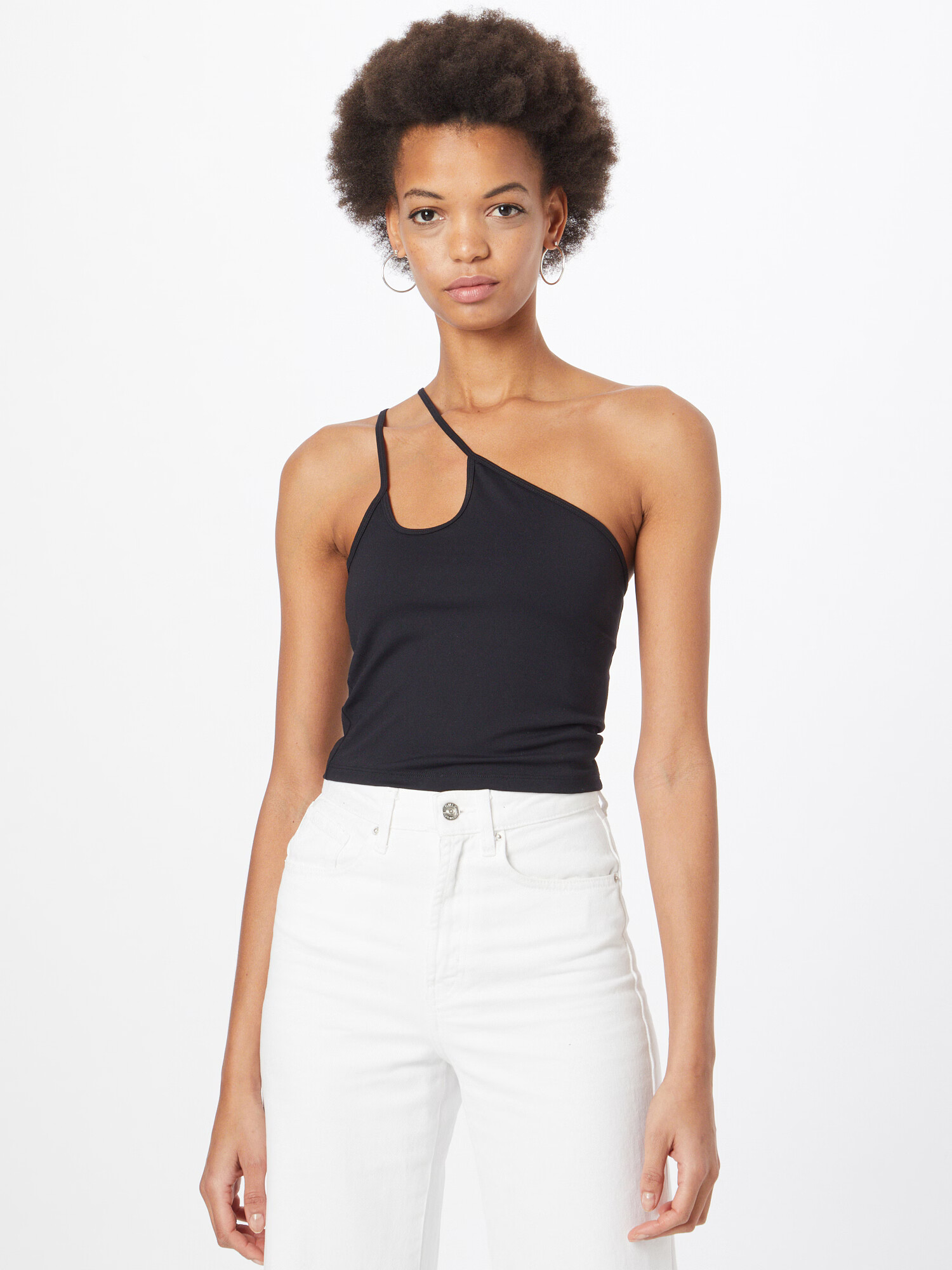 Abercrombie & Fitch Top negru - Pled.ro