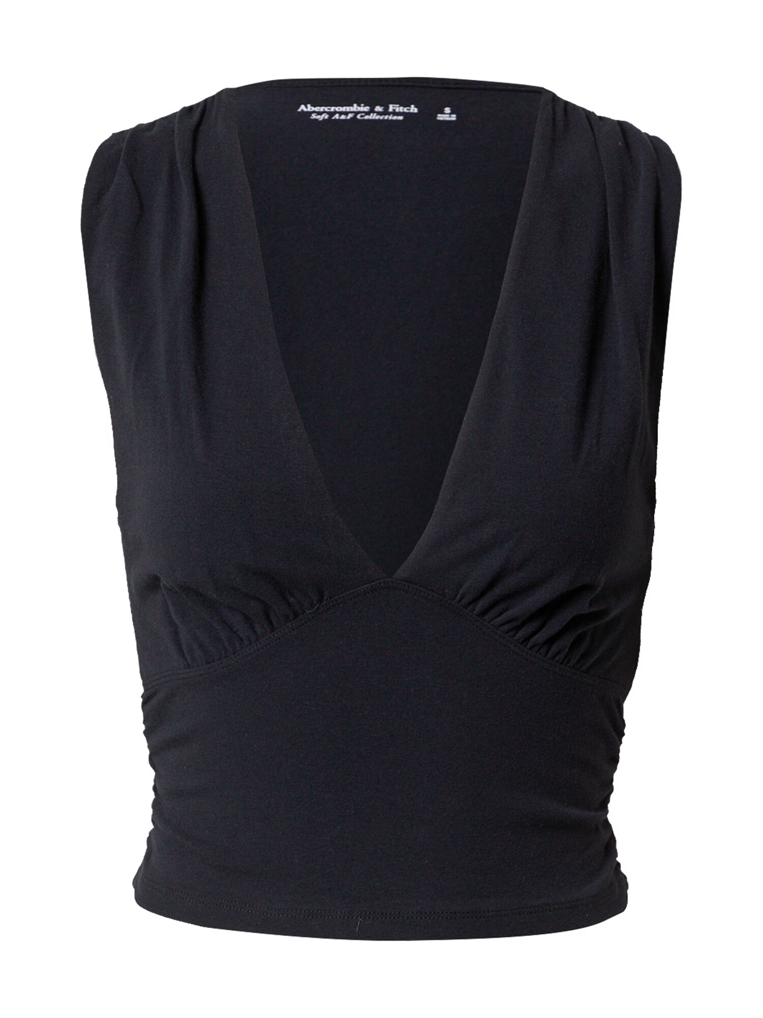 Abercrombie & Fitch Top negru - Pled.ro