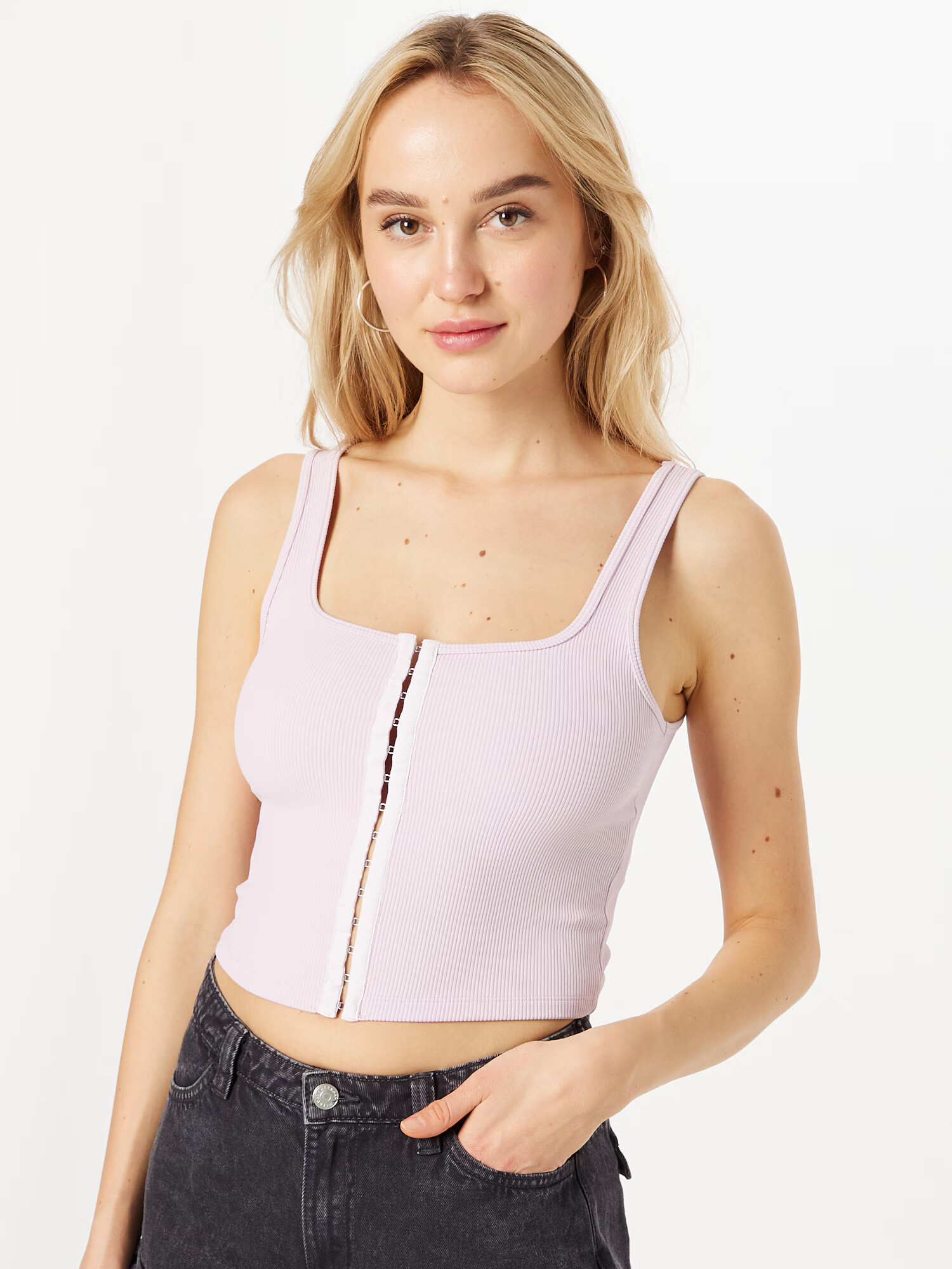 Abercrombie & Fitch Top roz deschis - Pled.ro