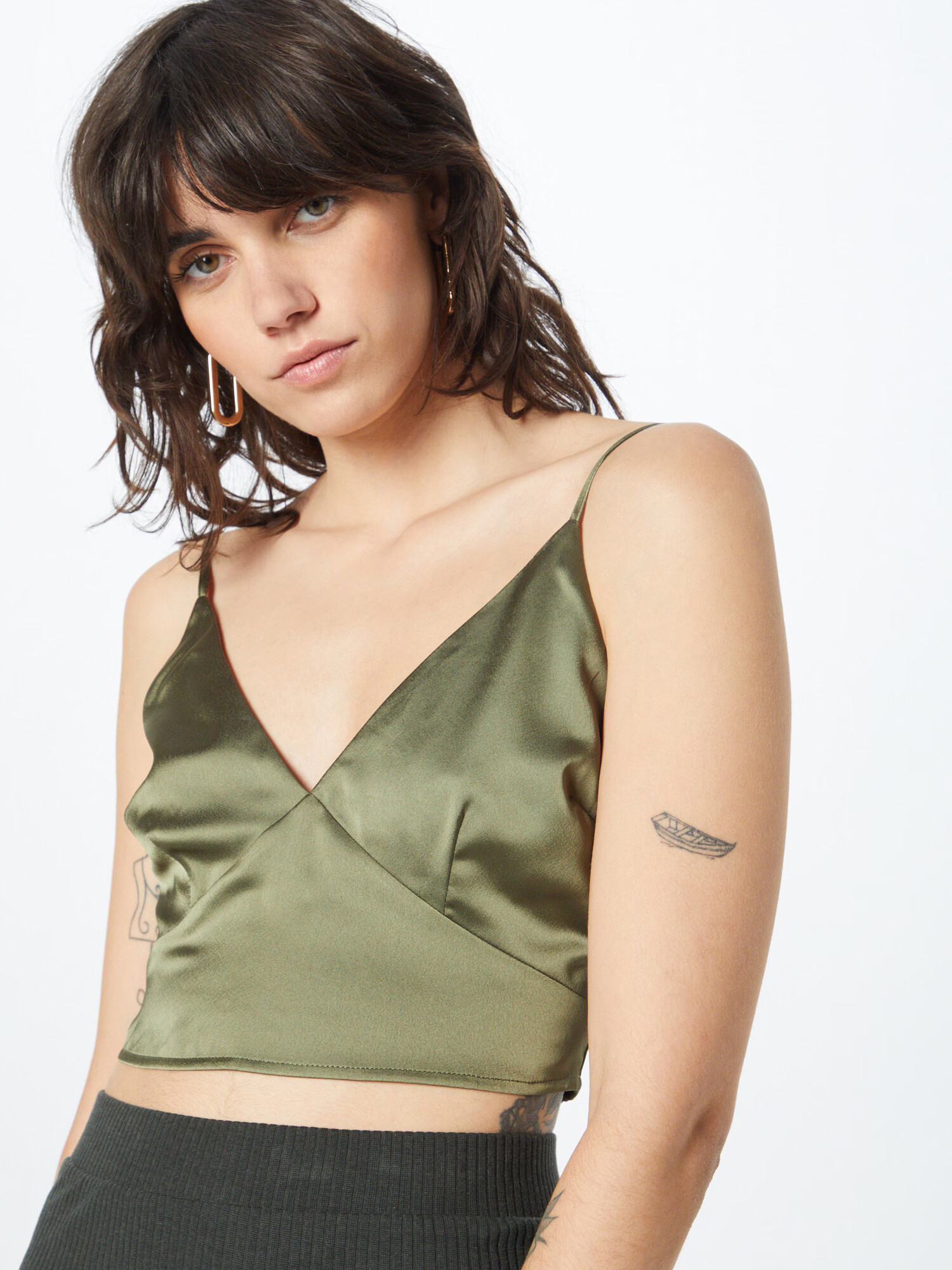 Abercrombie & Fitch Top verde - Pled.ro