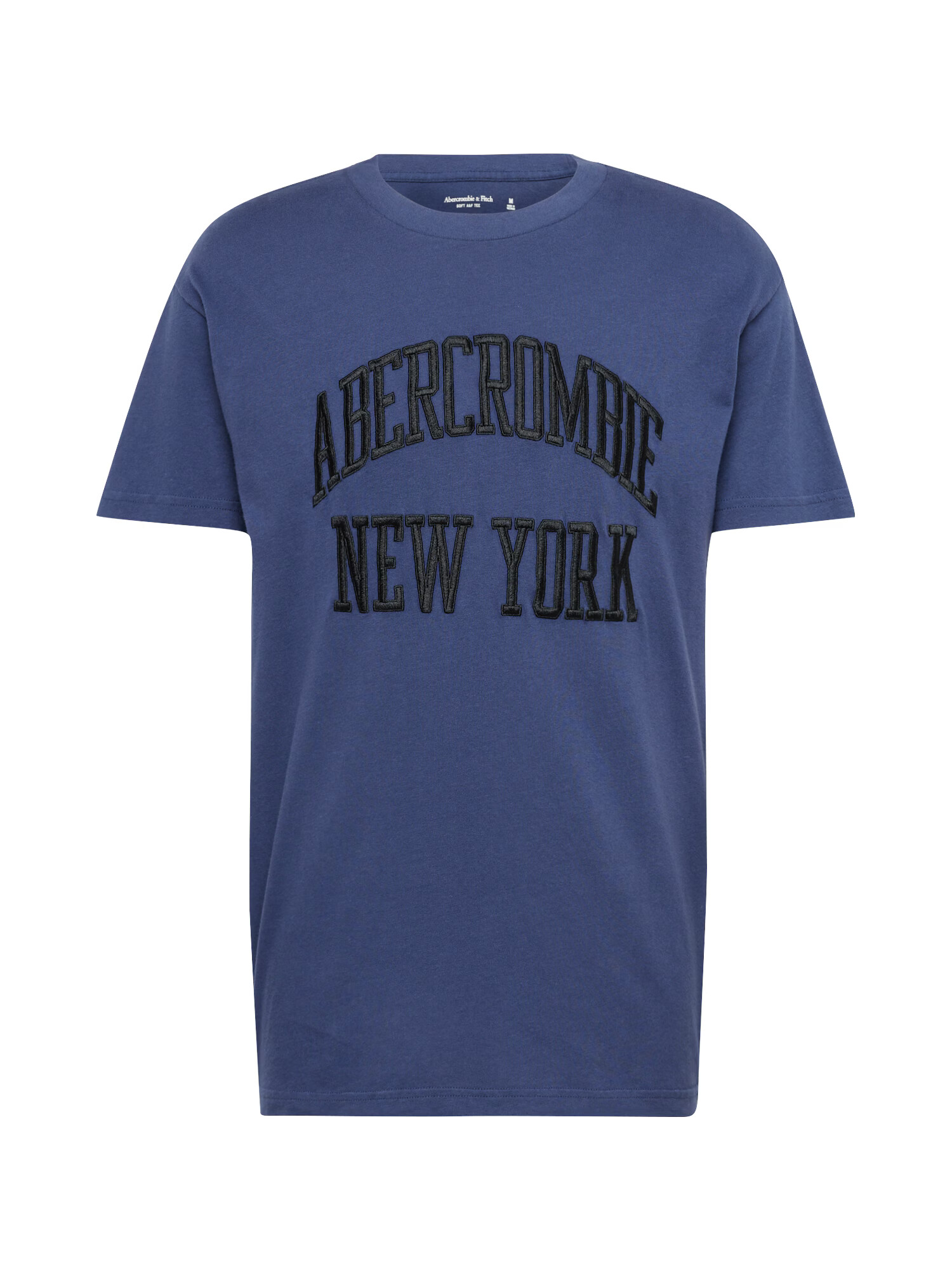 Abercrombie & Fitch Tricou albastru închis / negru - Pled.ro