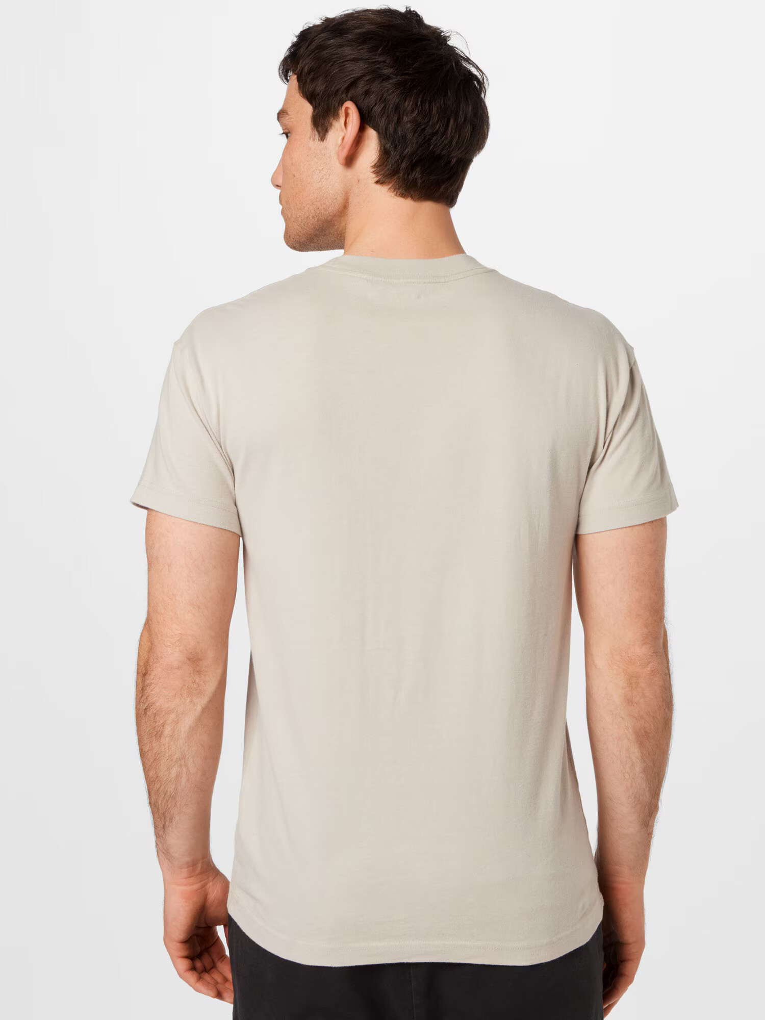 Abercrombie & Fitch Tricou bej / gri deschis - Pled.ro