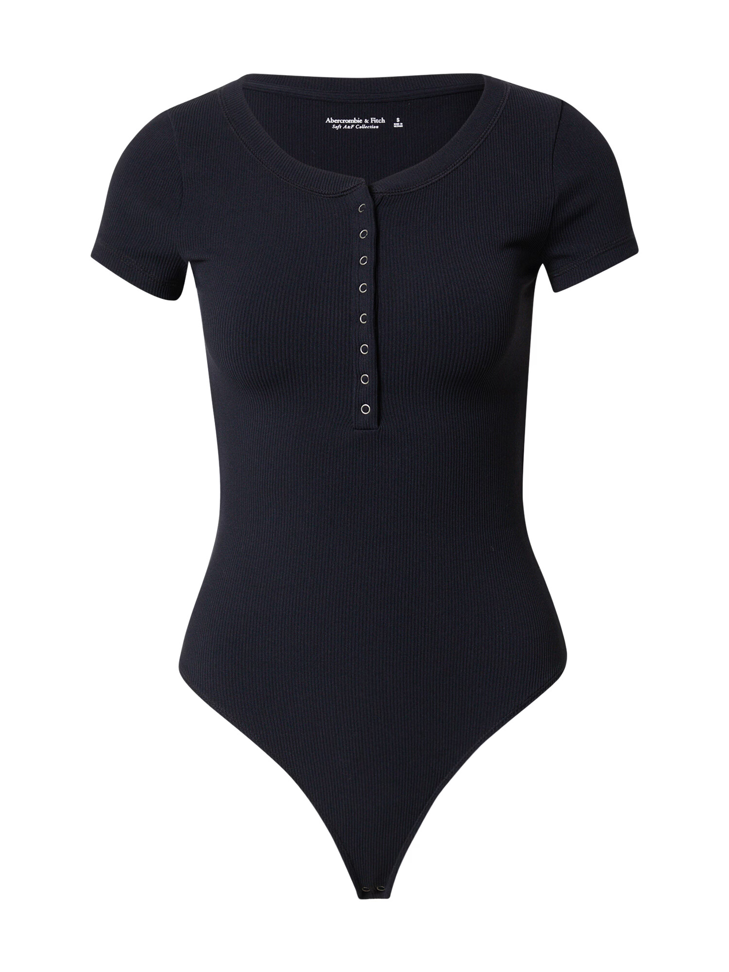 Abercrombie & Fitch Tricou body negru - Pled.ro