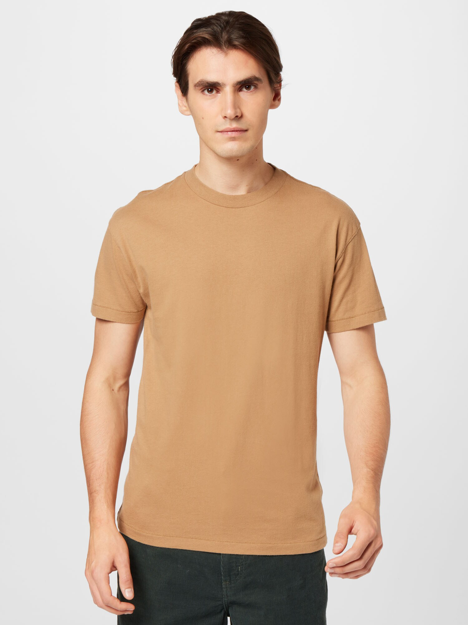 Abercrombie & Fitch Tricou maro deschis - Pled.ro