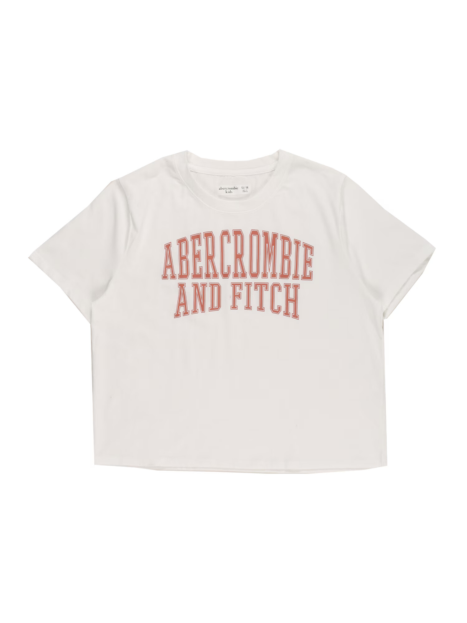 Abercrombie & Fitch Tricou 'READY FOR PLAY SPORTY' roșu / alb - Pled.ro