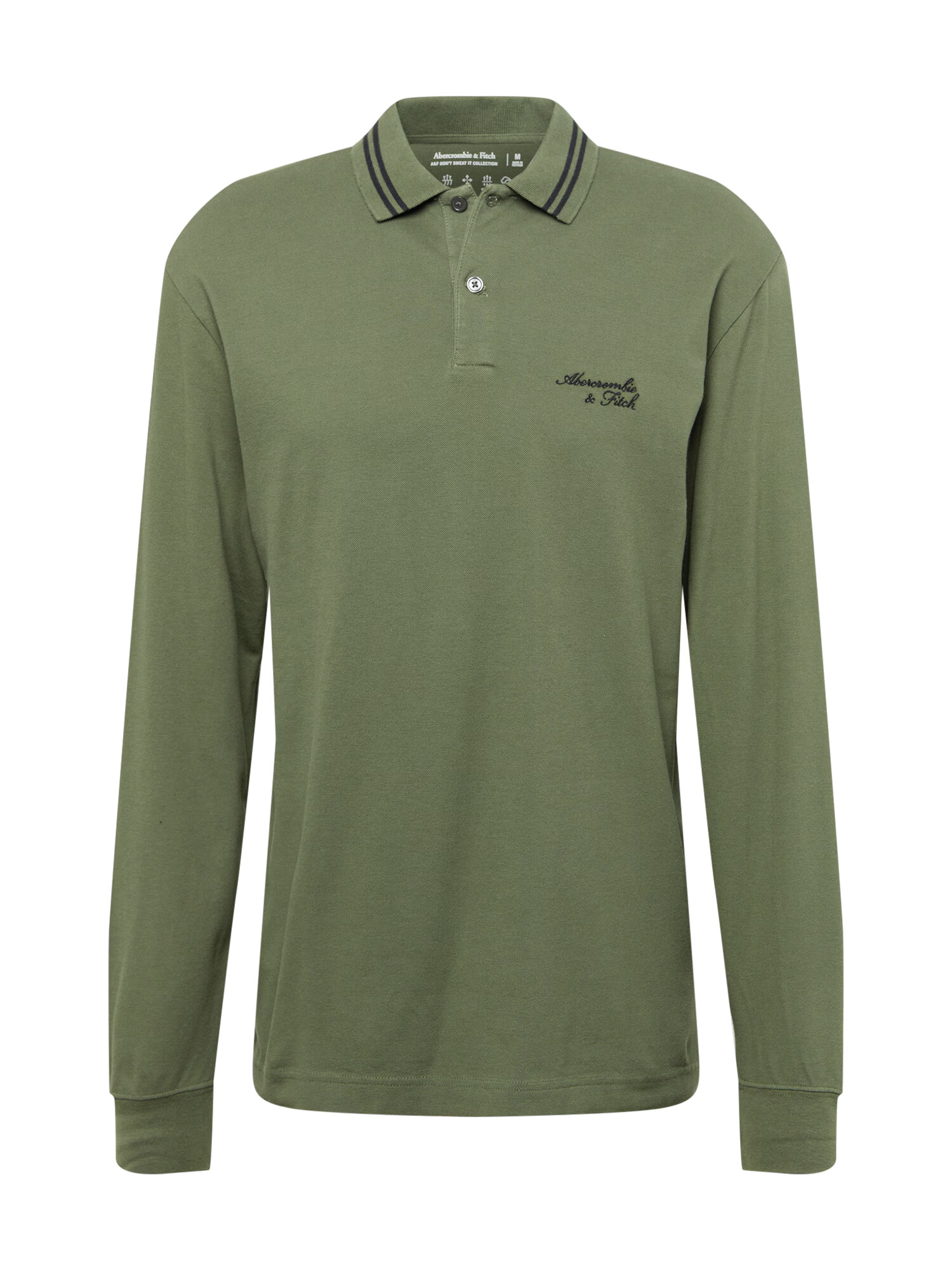 Abercrombie & Fitch Tricou verde deschis / negru - Pled.ro