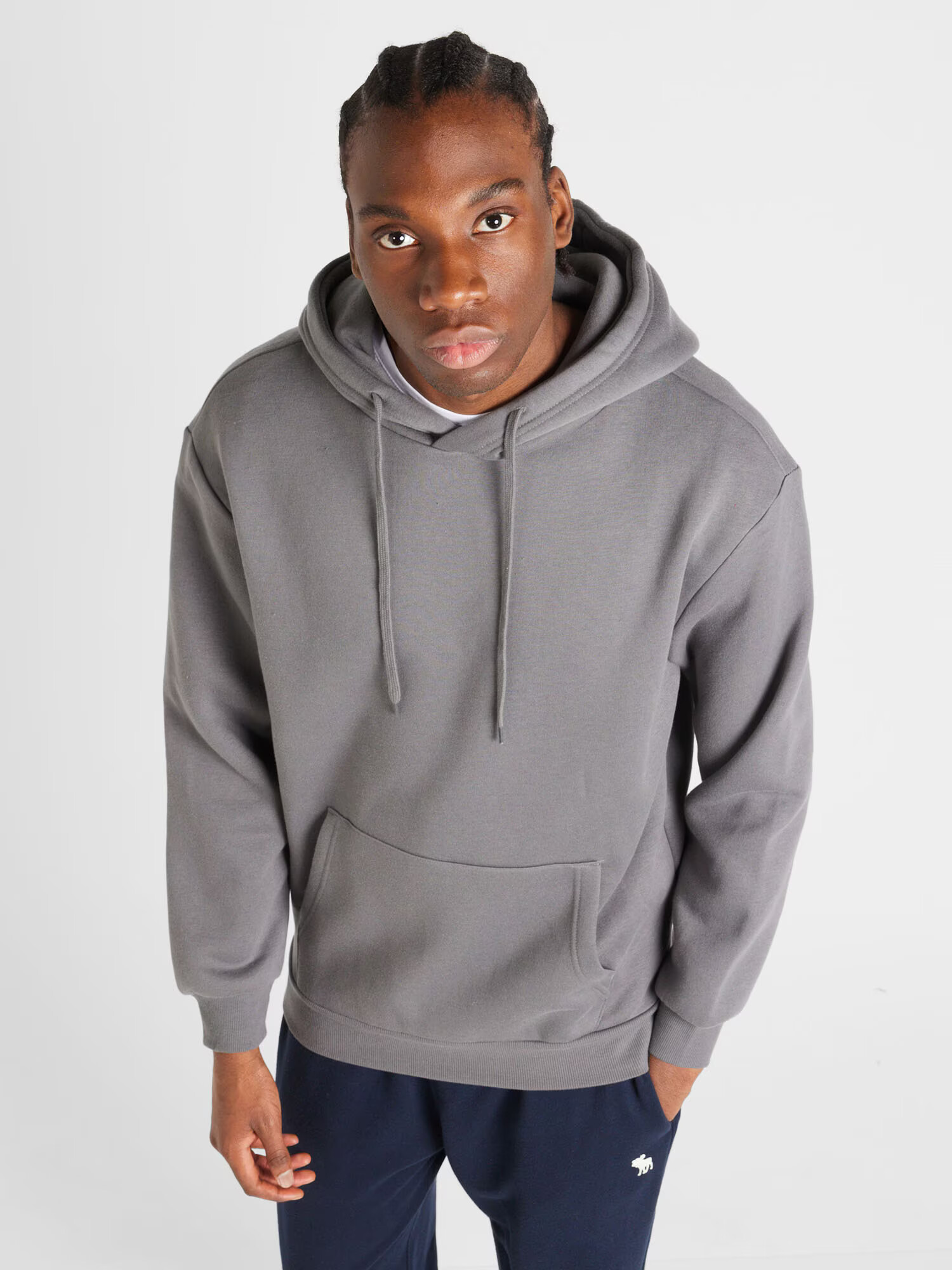 ABOUT YOU Bluză de molton 'Dian Hoodie' gri metalic - Pled.ro