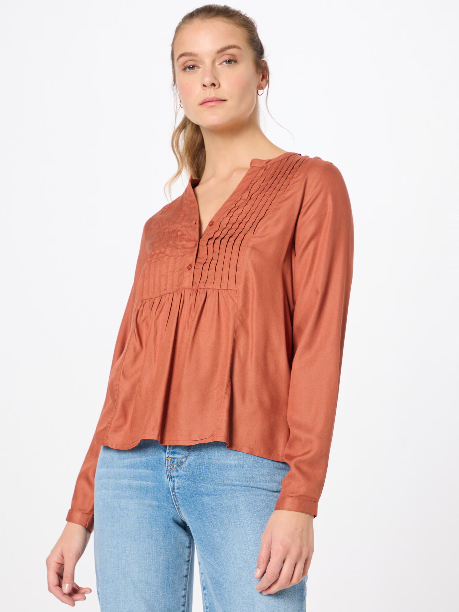 ABOUT YOU Bluză 'Eva Blouse' maro ruginiu - Pled.ro