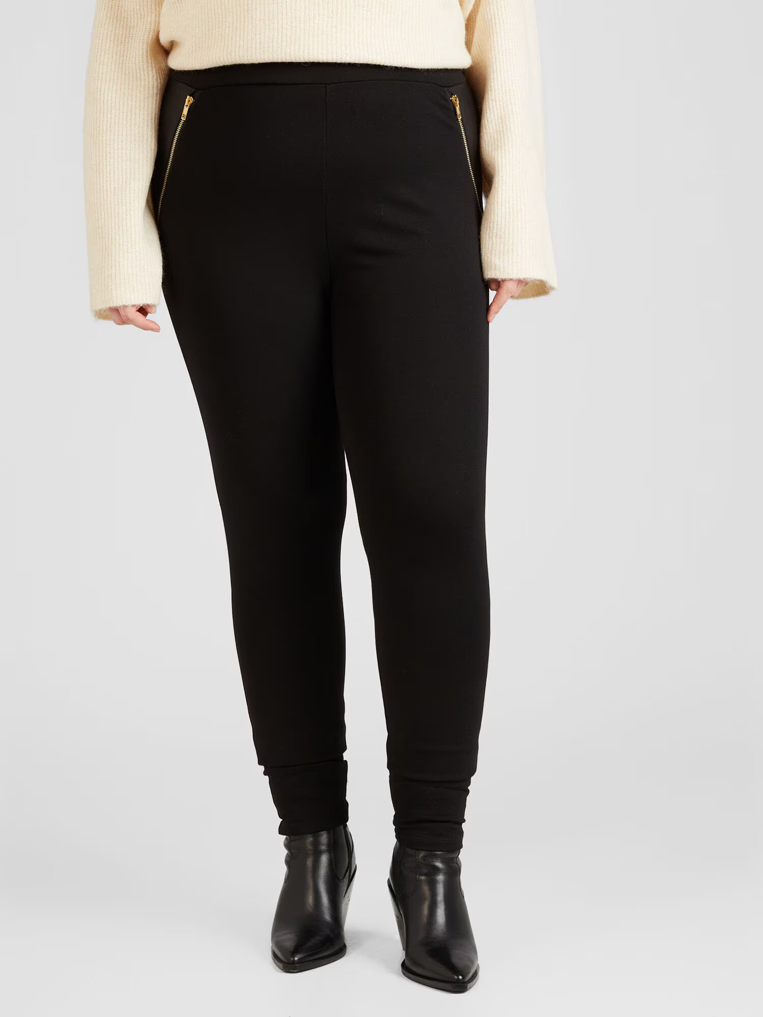 ABOUT YOU Curvy Leggings 'Camilla' negru - Pled.ro