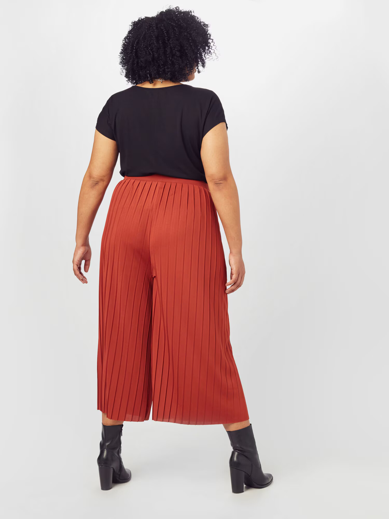 ABOUT YOU Curvy Pantaloni 'Caren' maro ruginiu - Pled.ro