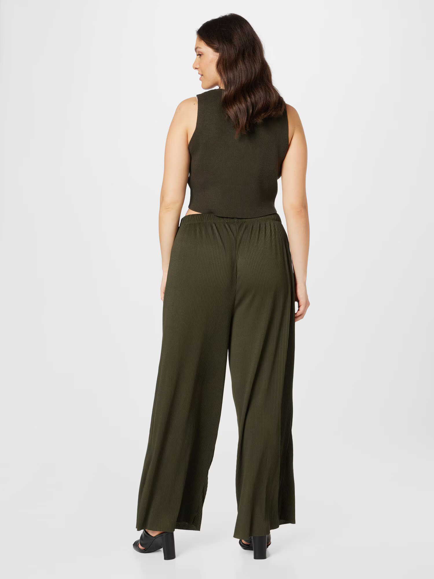 ABOUT YOU Curvy Pantaloni 'Dion' kaki - Pled.ro