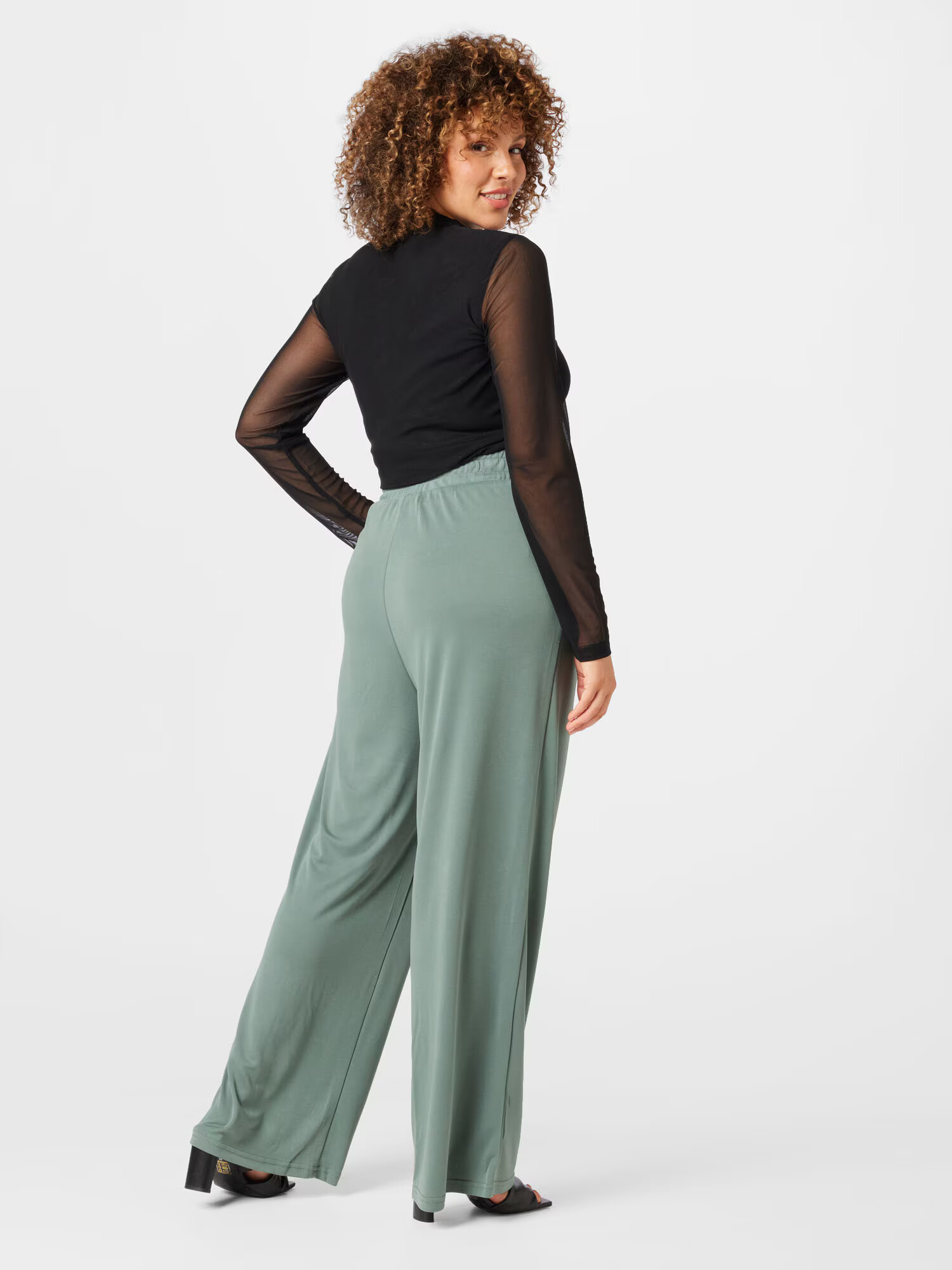 ABOUT YOU Curvy Pantaloni 'Hege' verde mentă - Pled.ro