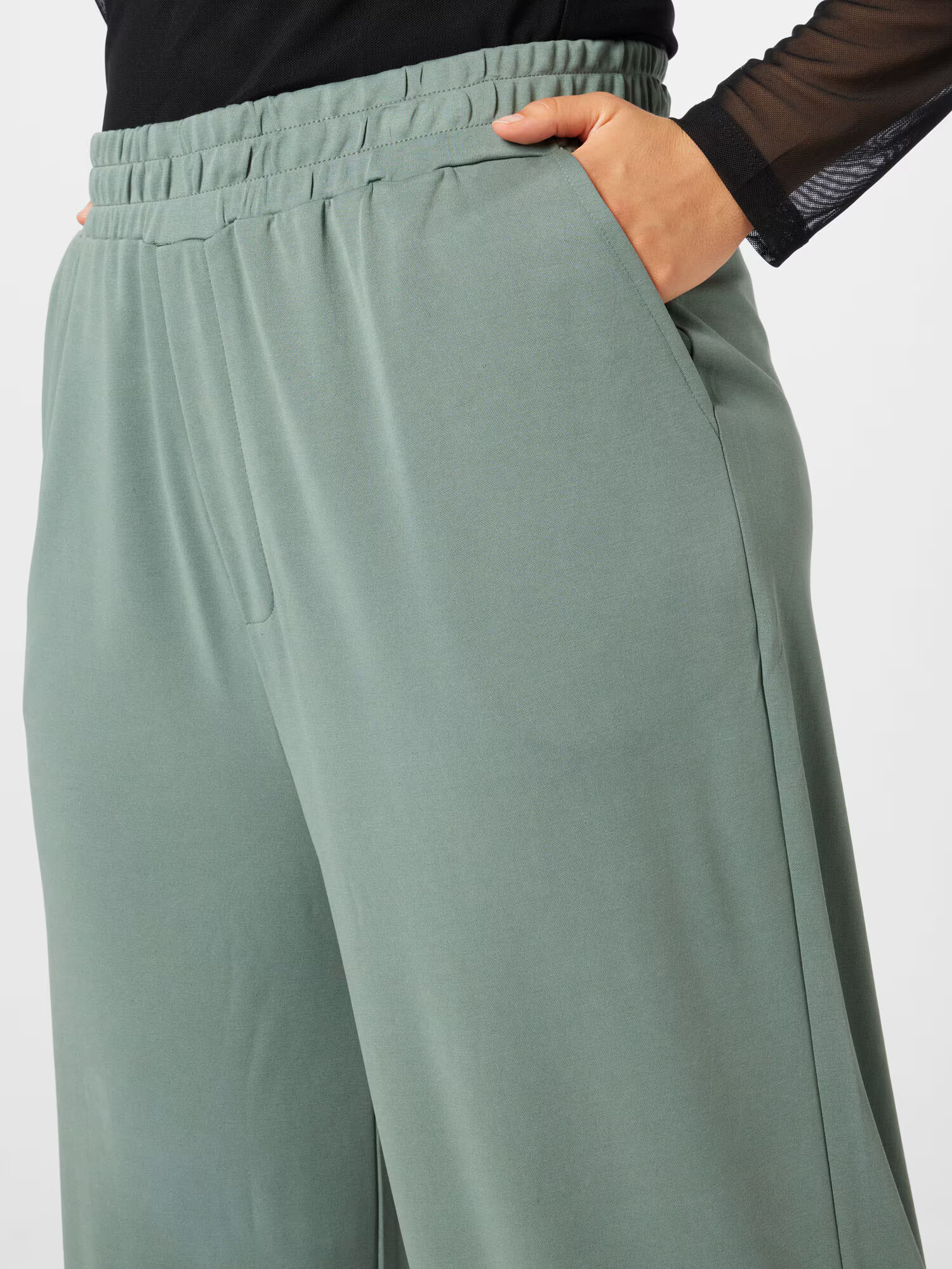 ABOUT YOU Curvy Pantaloni 'Hege' verde mentă - Pled.ro