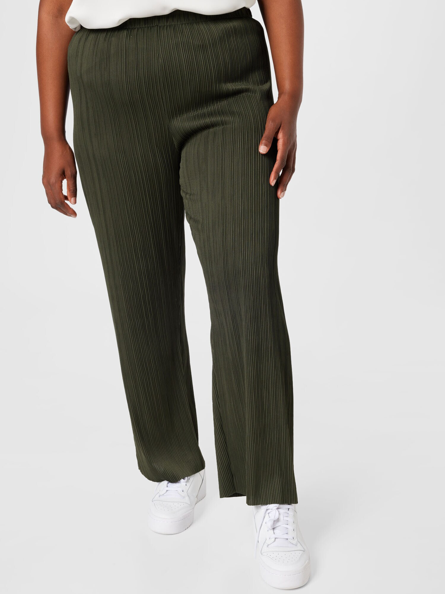 ABOUT YOU Curvy Pantaloni 'Inka' verde închis - Pled.ro