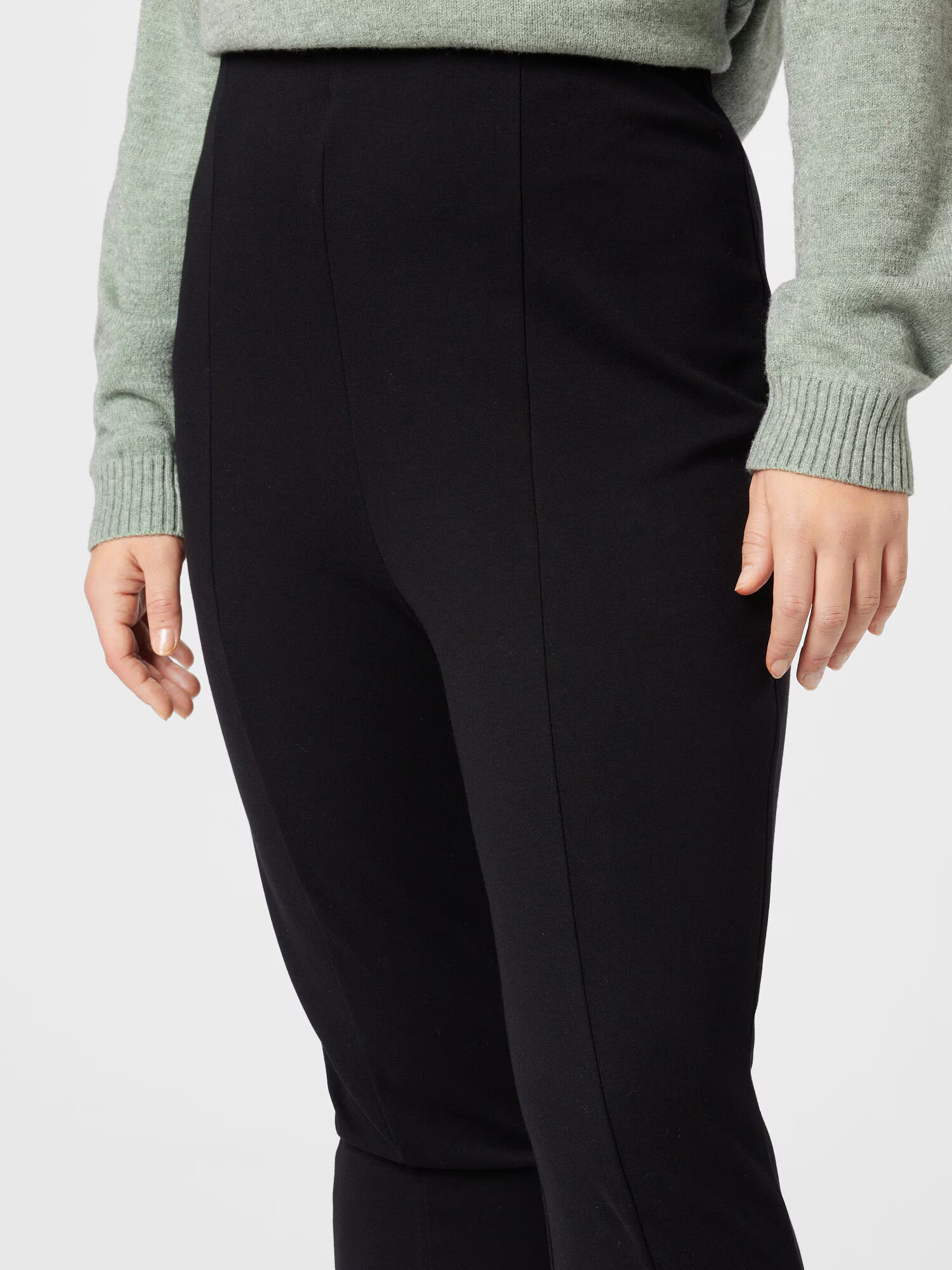 ABOUT YOU Curvy Pantaloni 'Marieke' negru - Pled.ro