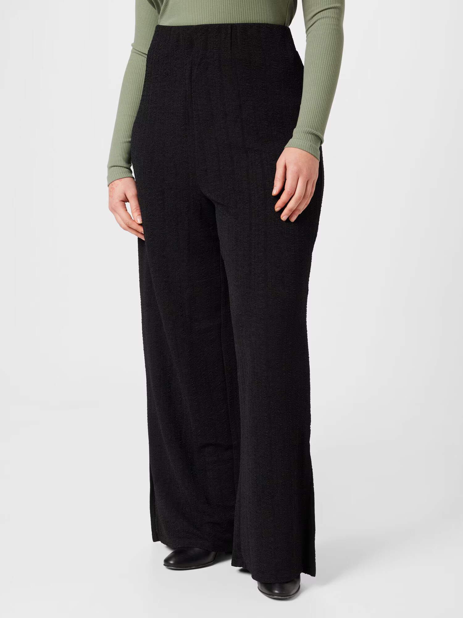 ABOUT YOU Curvy Pantaloni 'Ruth' negru - Pled.ro