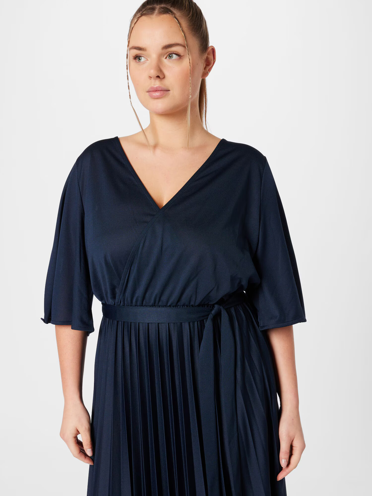 ABOUT YOU Curvy Rochie de seară 'Gemma' albastru închis - Pled.ro