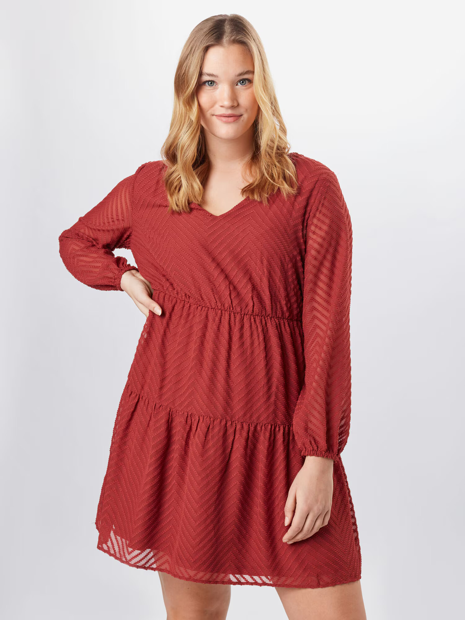 ABOUT YOU Curvy Rochie 'Lia' roșu ruginiu - Pled.ro