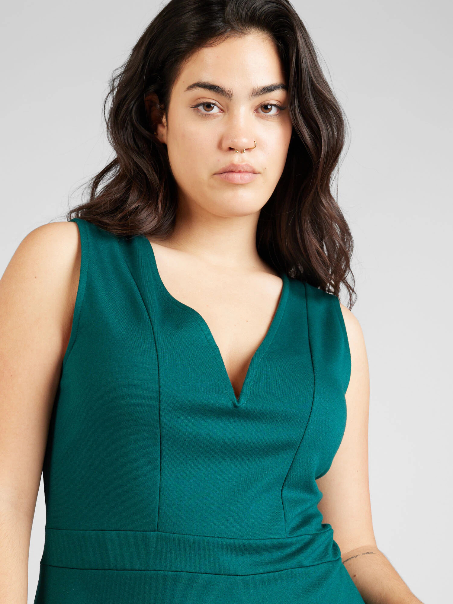 ABOUT YOU Curvy Rochie 'Marina' verde închis - Pled.ro