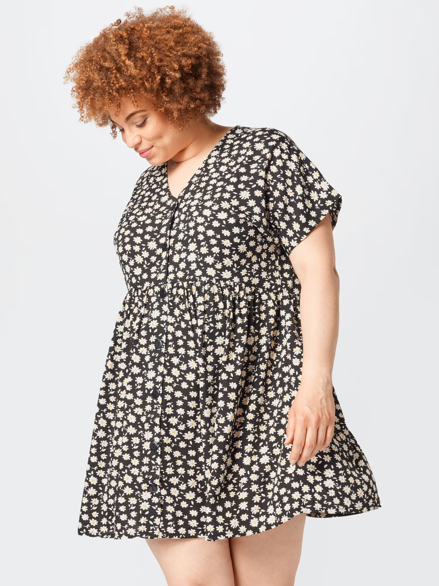 ABOUT YOU Curvy Rochie 'Polly' negru - Pled.ro