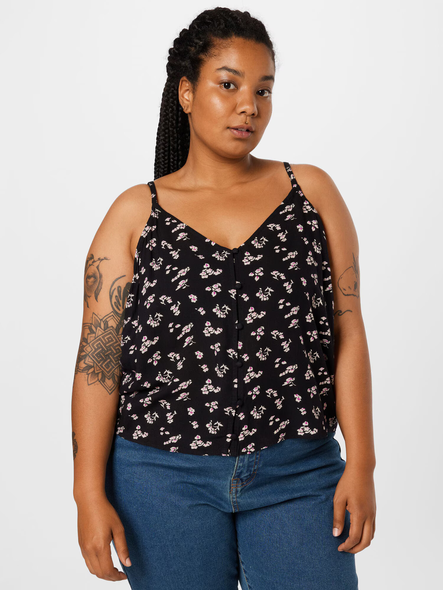 ABOUT YOU Curvy Top 'Chiara' mai multe culori / negru - Pled.ro