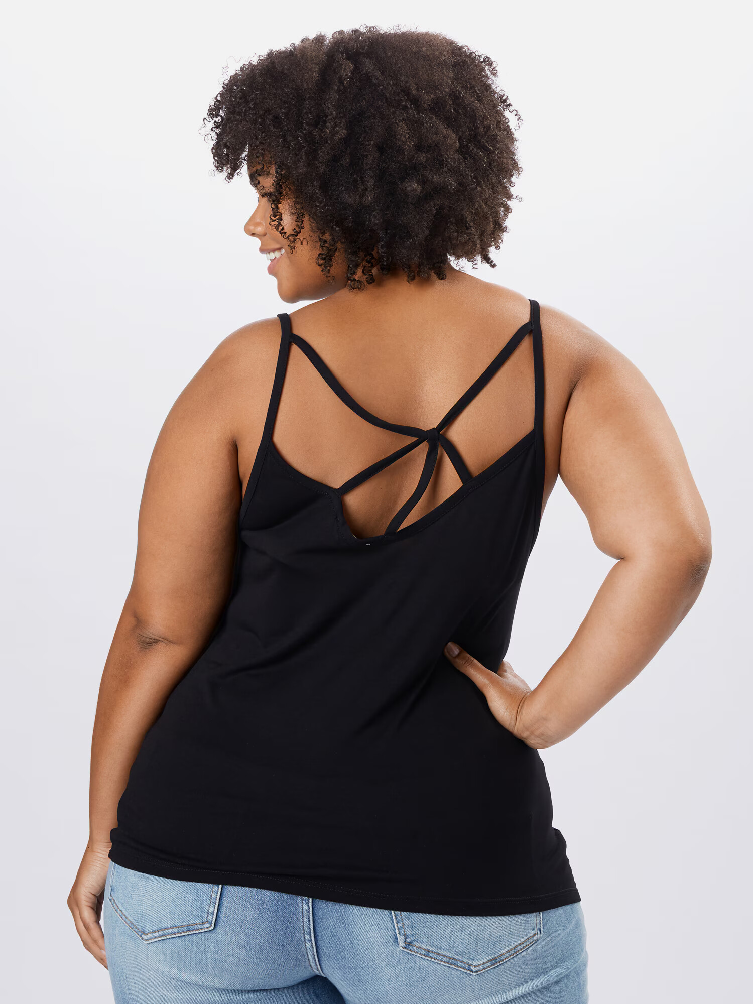 ABOUT YOU Curvy Top 'Emina' negru - Pled.ro