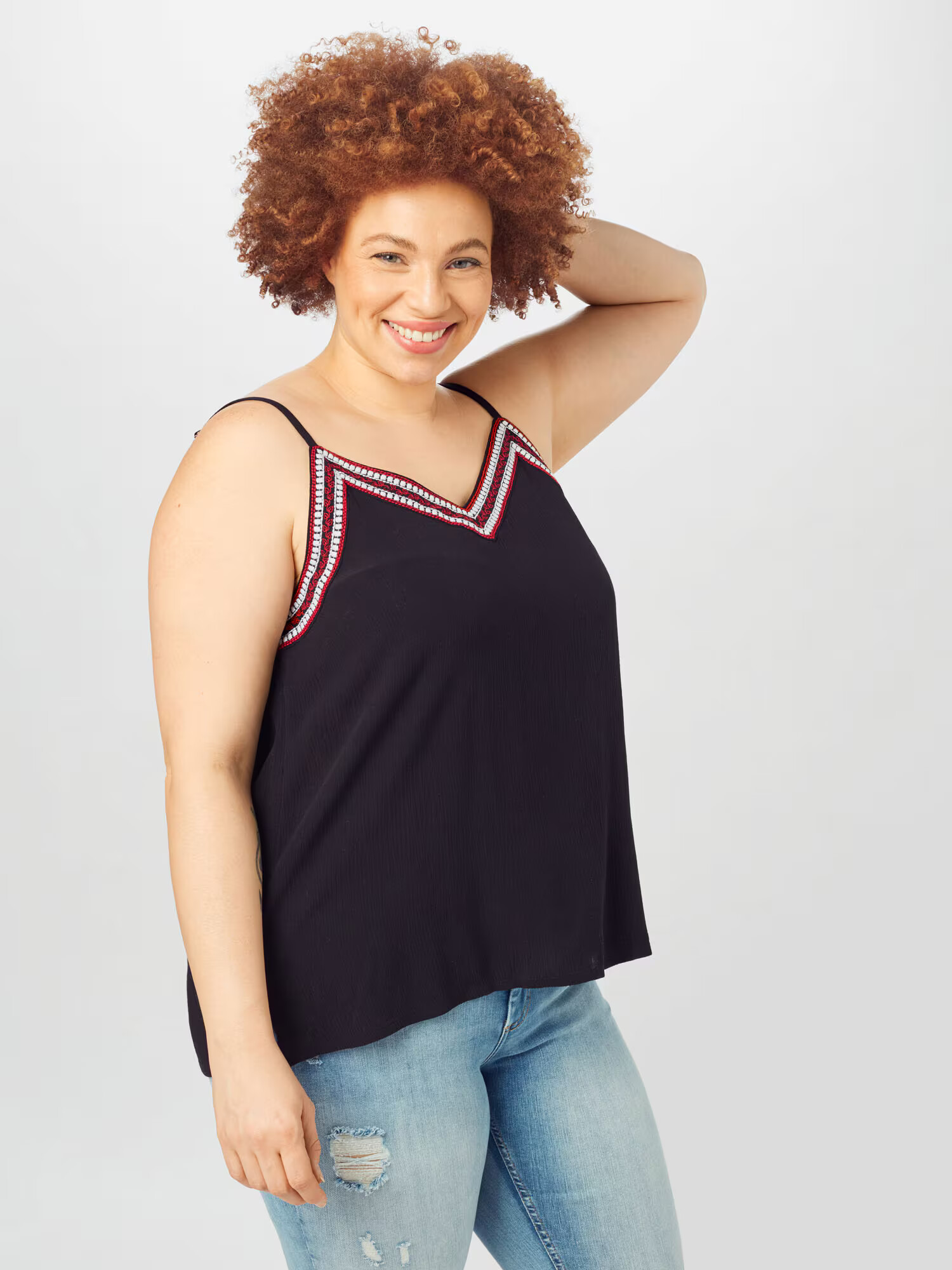 ABOUT YOU Curvy Top 'Juliette' negru - Pled.ro