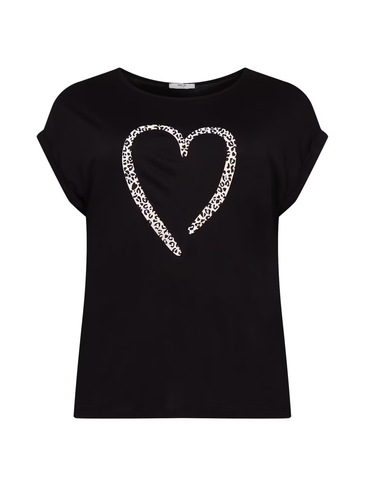 ABOUT YOU Curvy Tricou 'Ela' negru - Pled.ro