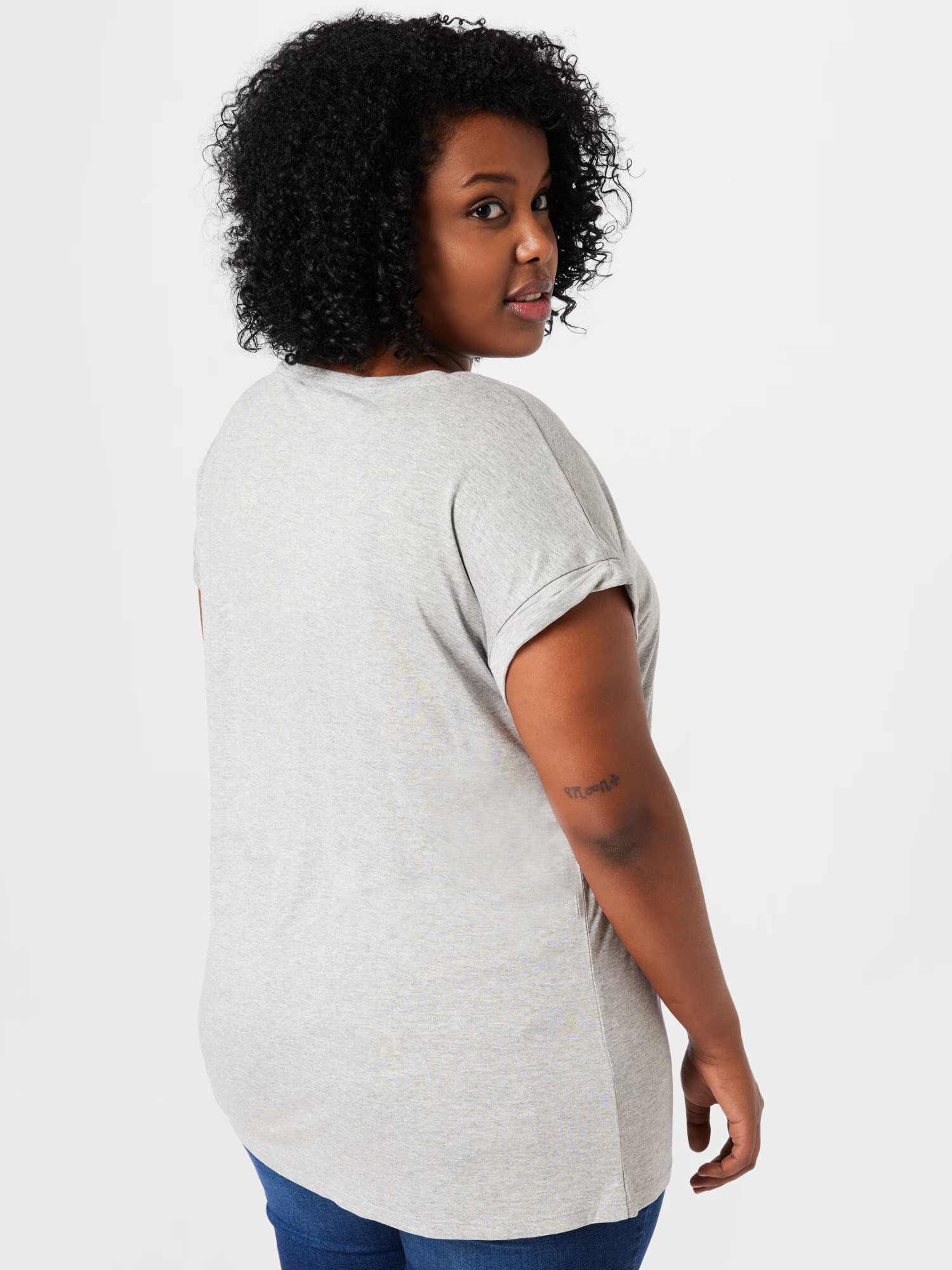 ABOUT YOU Curvy Tricou 'Glenn' gri amestecat - Pled.ro