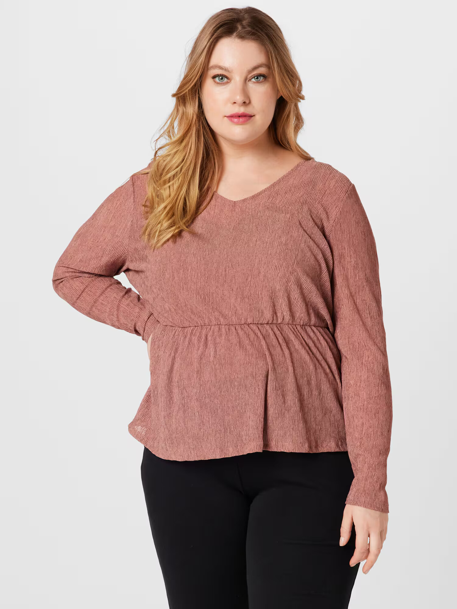 ABOUT YOU Curvy Tricou 'Hilka' roşu închis - Pled.ro