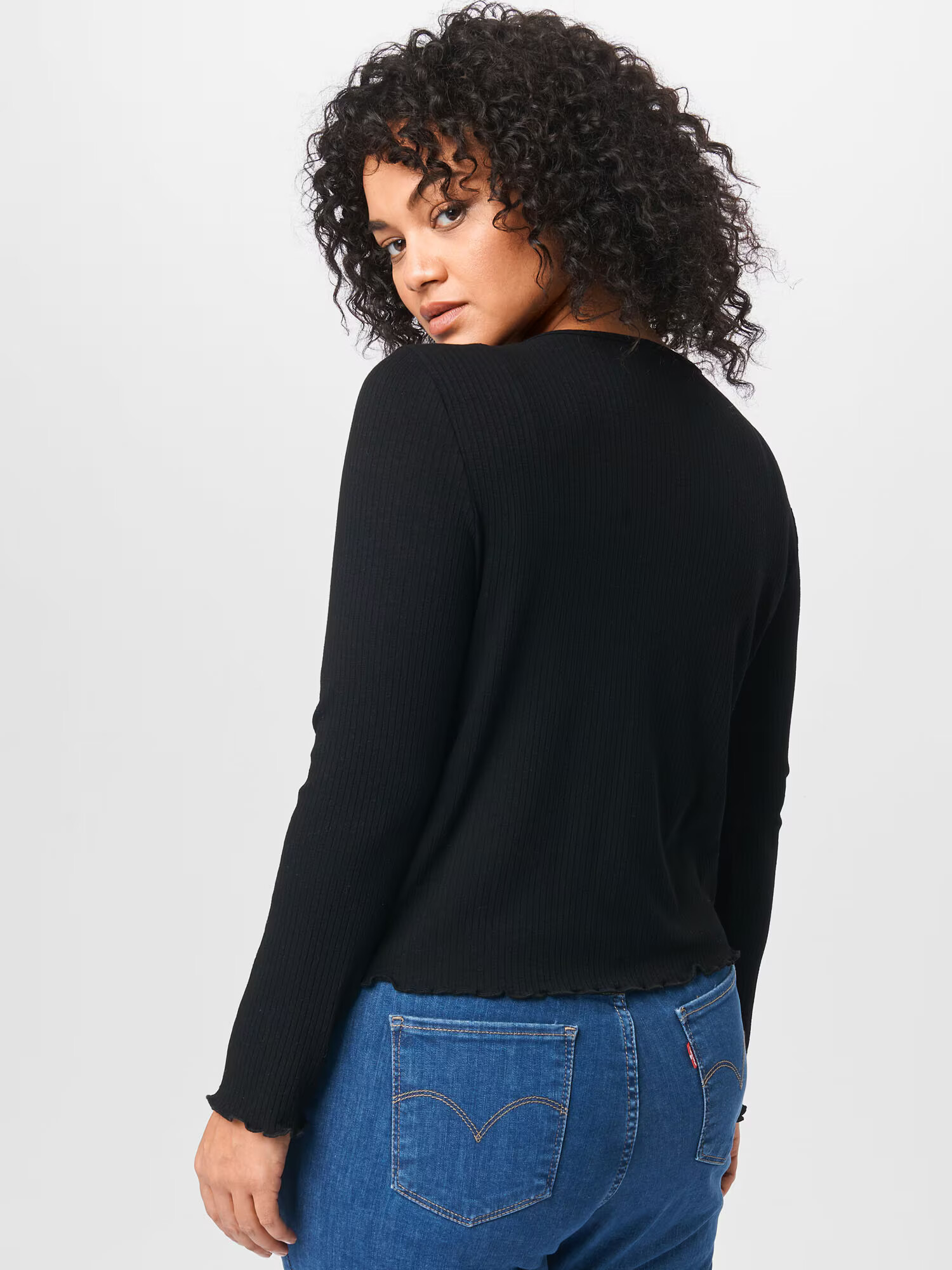 ABOUT YOU Curvy Tricou 'Talea' negru - Pled.ro