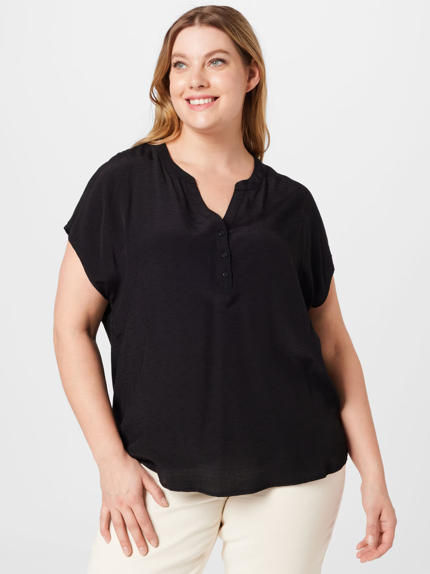 ABOUT YOU Curvy Tricou 'Tayra' negru - Pled.ro