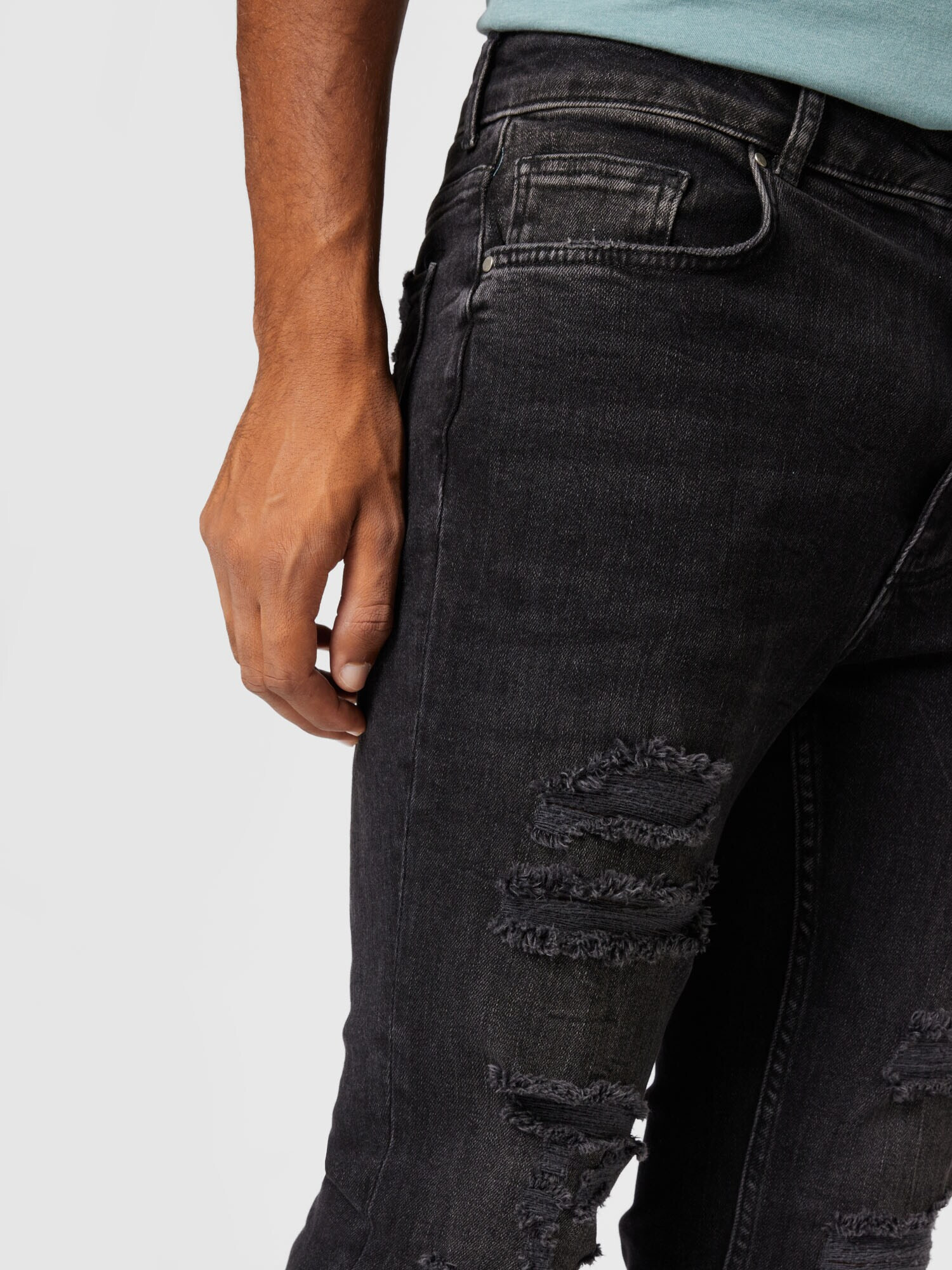 ABOUT YOU Jeans 'Erwin' negru denim - Pled.ro