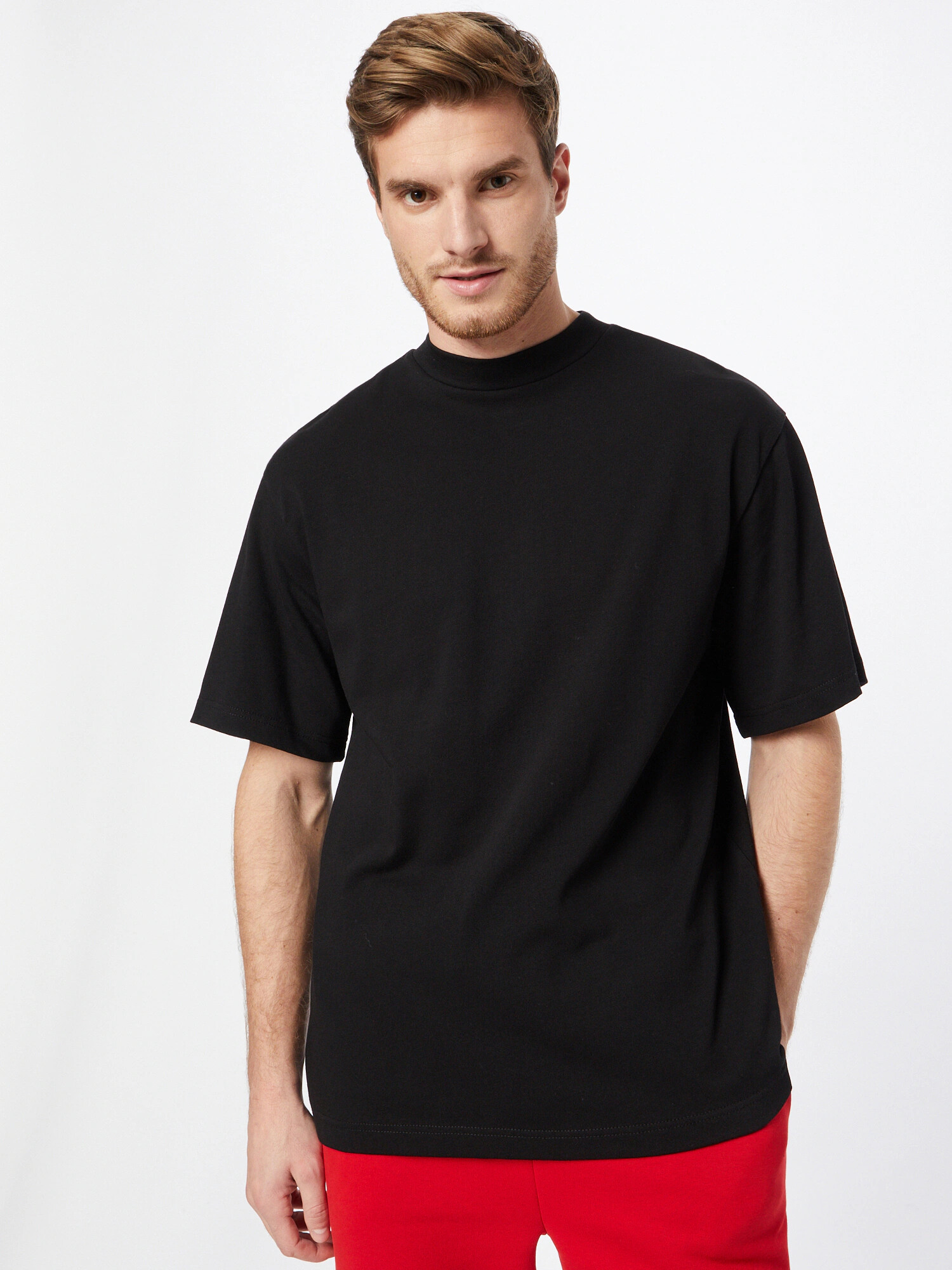 ABOUT YOU Limited Tricou 'Dante' negru / alb - Pled.ro