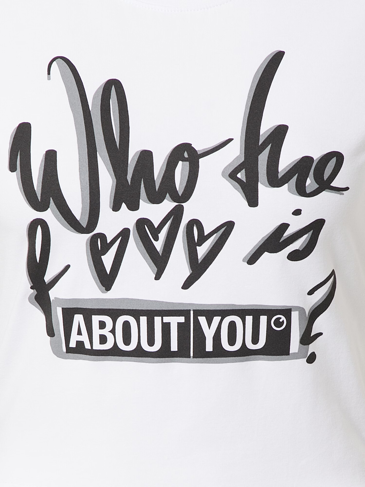 ABOUT YOU Limited Tricou 'Mira' alb - Pled.ro