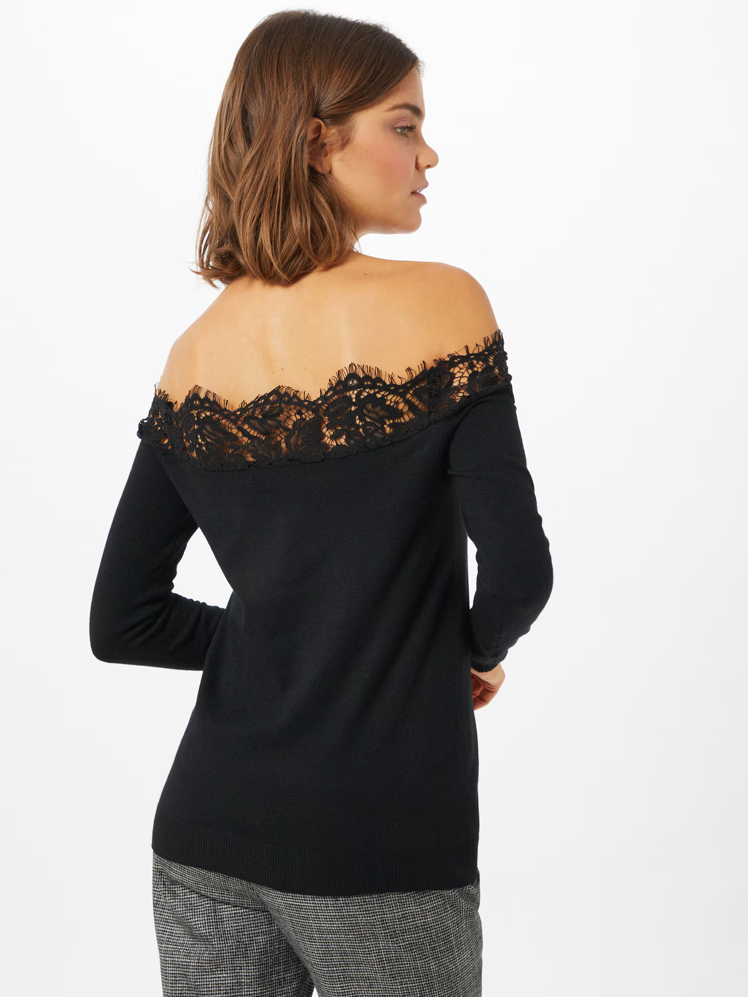 ABOUT YOU Pulover 'Ledora Jumper' negru - Pled.ro