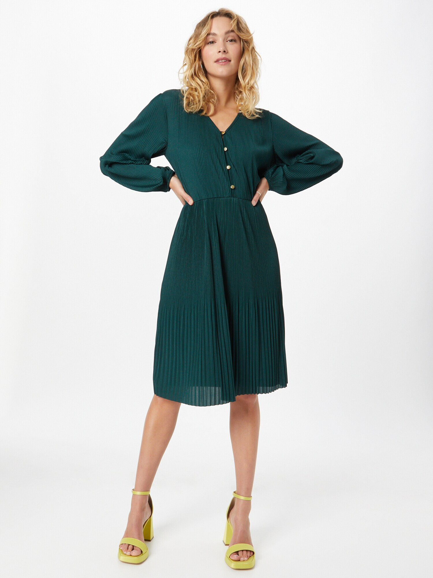 ABOUT YOU Rochie 'Jane' verde pin - Pled.ro