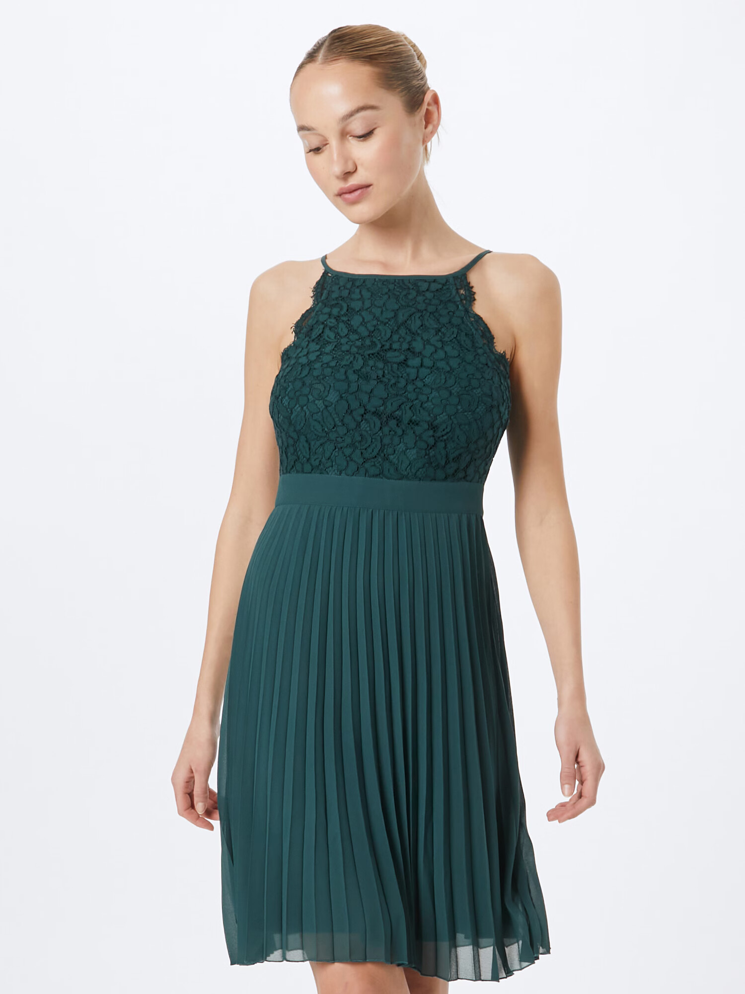 ABOUT YOU Rochie de cocktail 'Tara' verde închis - Pled.ro