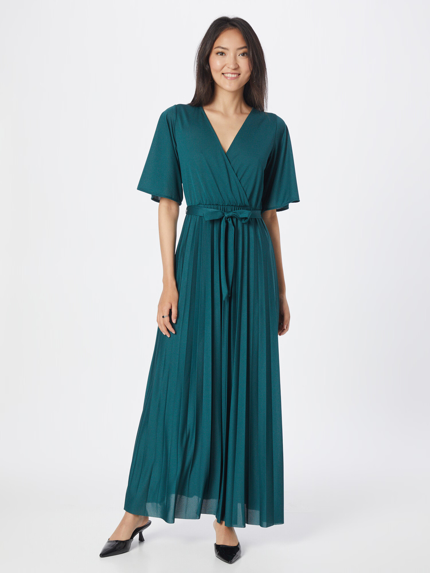 ABOUT YOU Rochie de seară 'Gemma' verde petrol - Pled.ro