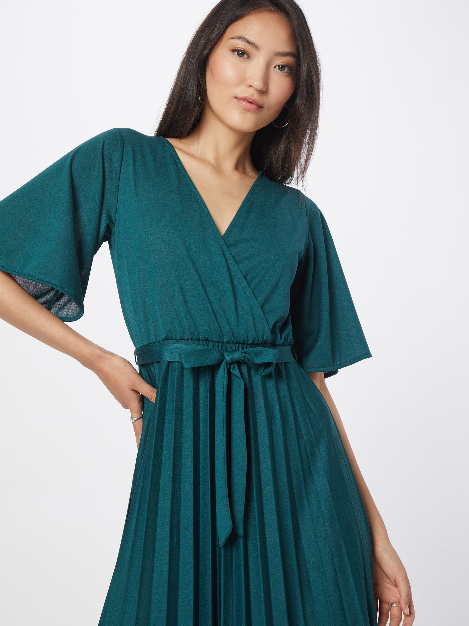 ABOUT YOU Rochie de seară 'Gemma' verde petrol - Pled.ro