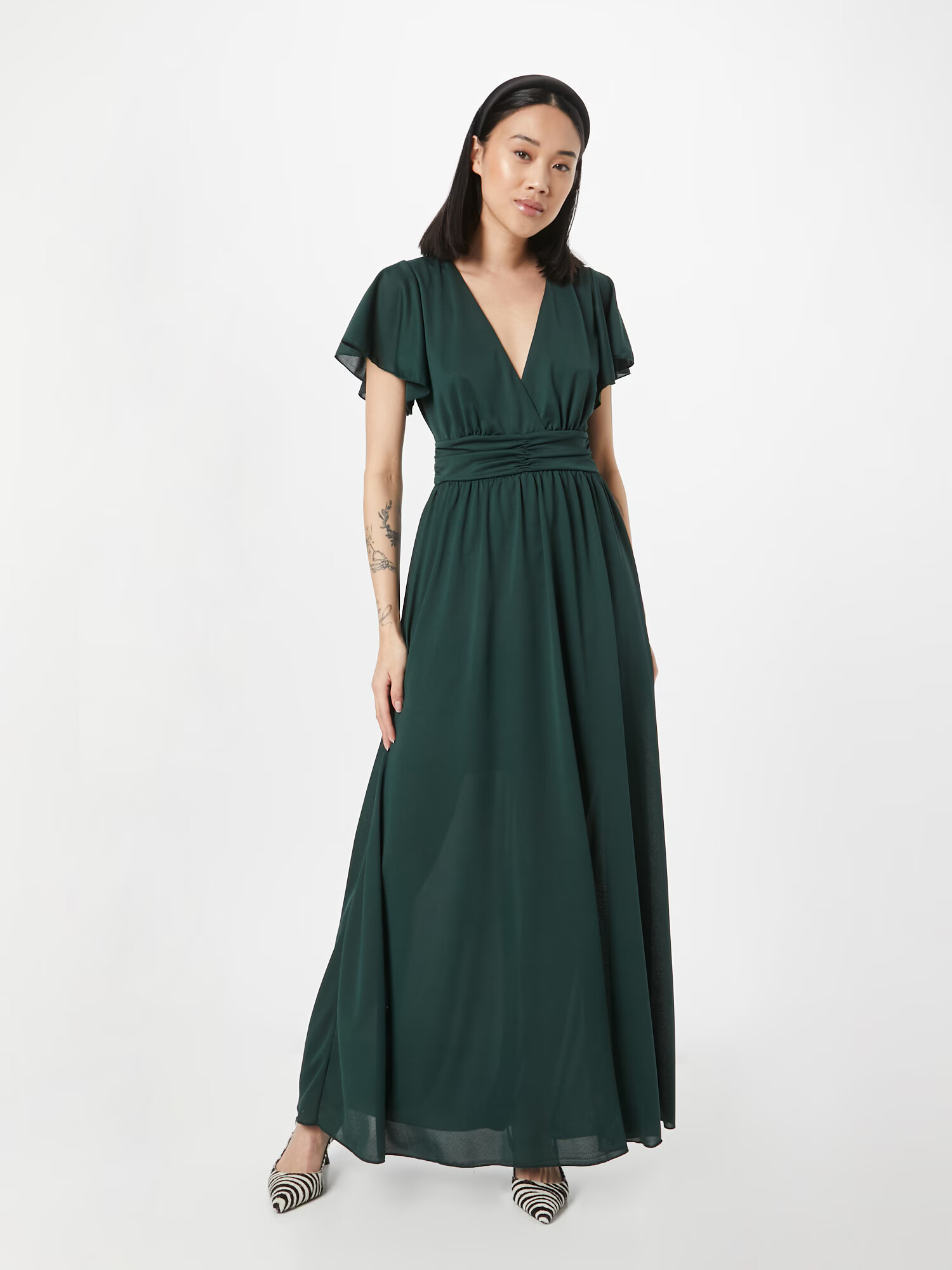 ABOUT YOU Rochie de seară 'Joaline' verde închis - Pled.ro